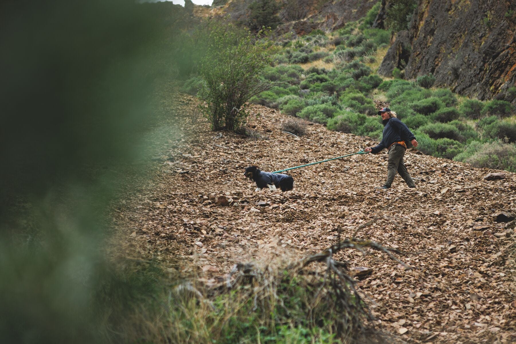 Climate Changer™ Suéter de Felpa Polar para Perros - Gris Basalto (Basalt Gray) | Ruffwear