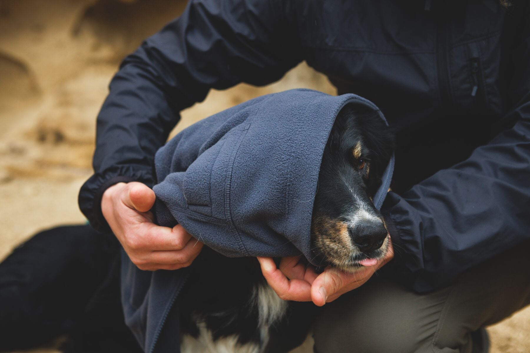 Climate Changer™ Suéter de Felpa Polar para Perros - Gris Basalto (Basalt Gray) | Ruffwear