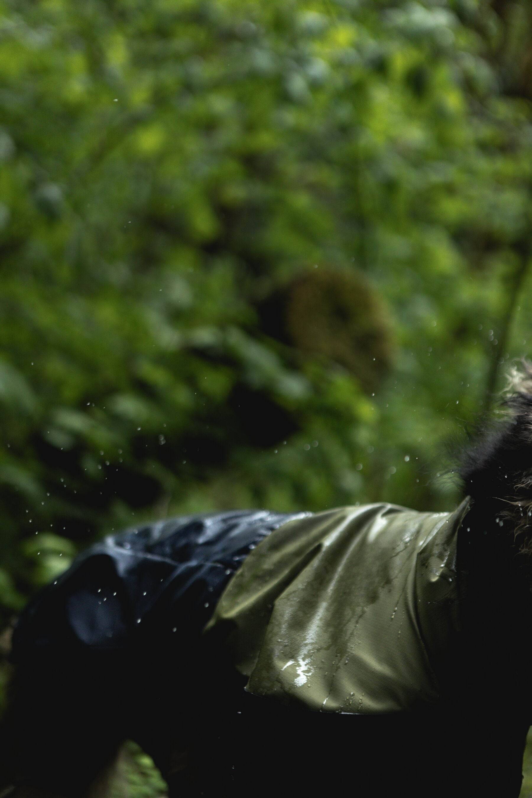 Impermeable Sun Shower™ Coverall (Overall) para Perros - Cobertura Completa y Mangas StormSleeves™ - Verde (Campfire Green) & Azul (Aurora Teal) | Ruffwear®