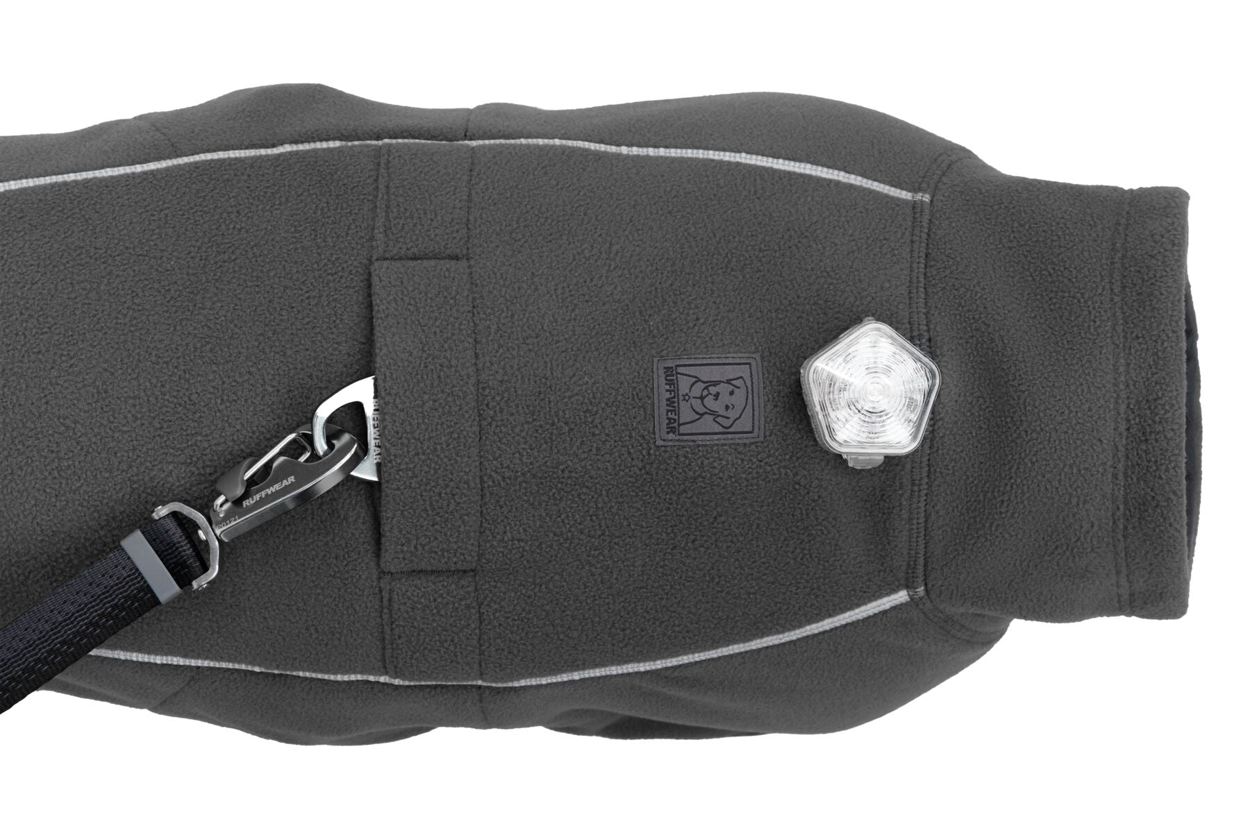 Climate Changer™ Suéter de Felpa Polar Tipo Chaleco para Perros - Gris Basalto (Basalt Gray) | Ruffwear