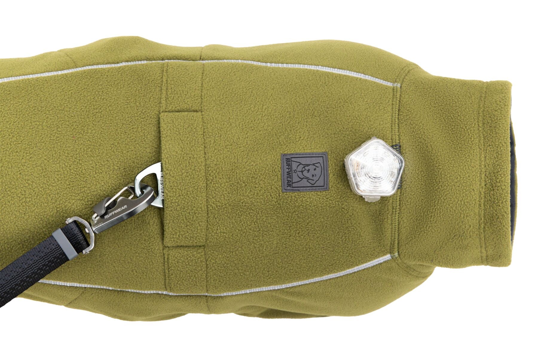 Climate Changer™ Suéter de Felpa Polar Tipo Chaleco para Perros - Verde Cedro (Cedar Green) | Ruffwear