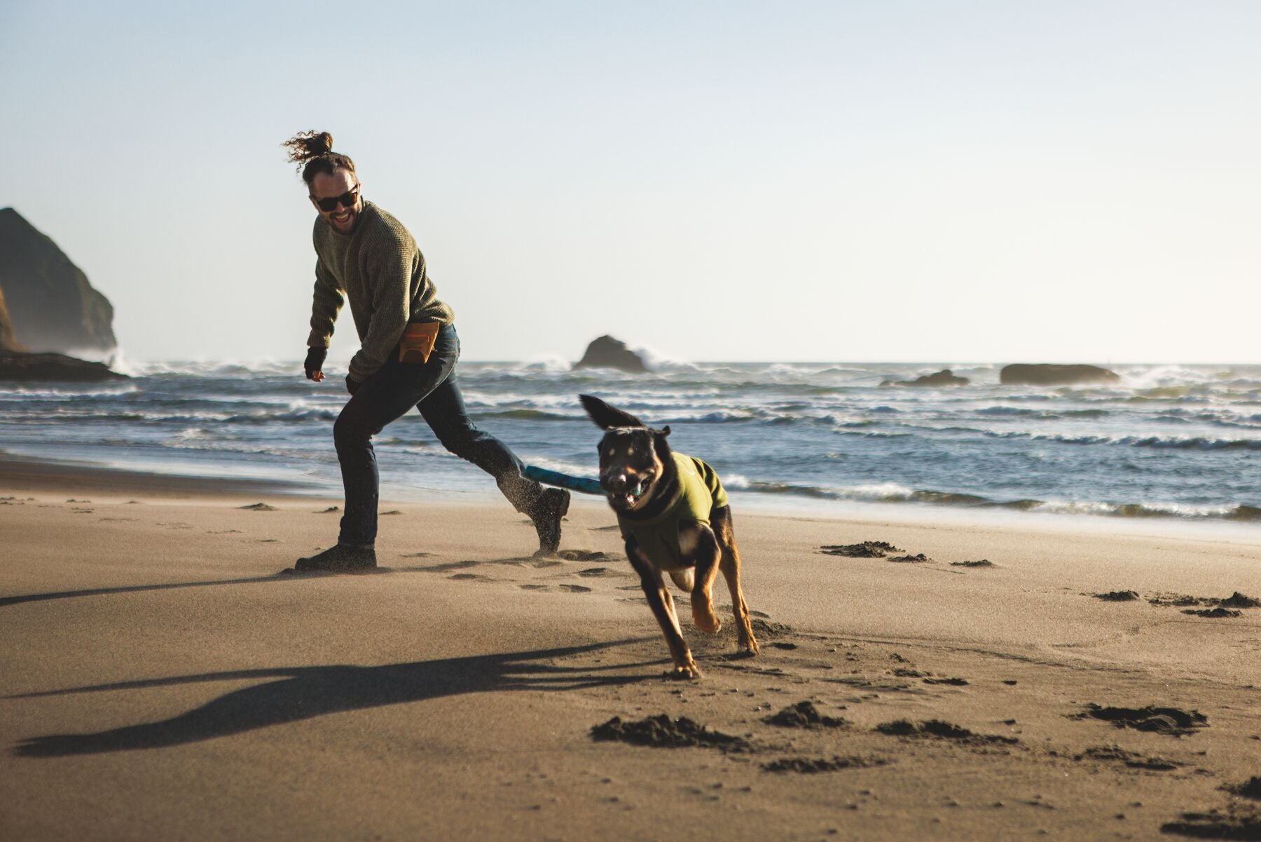 Climate Changer™ Suéter de Felpa Polar Tipo Chaleco para Perros - Gris Basalto (Basalt Gray) | Ruffwear