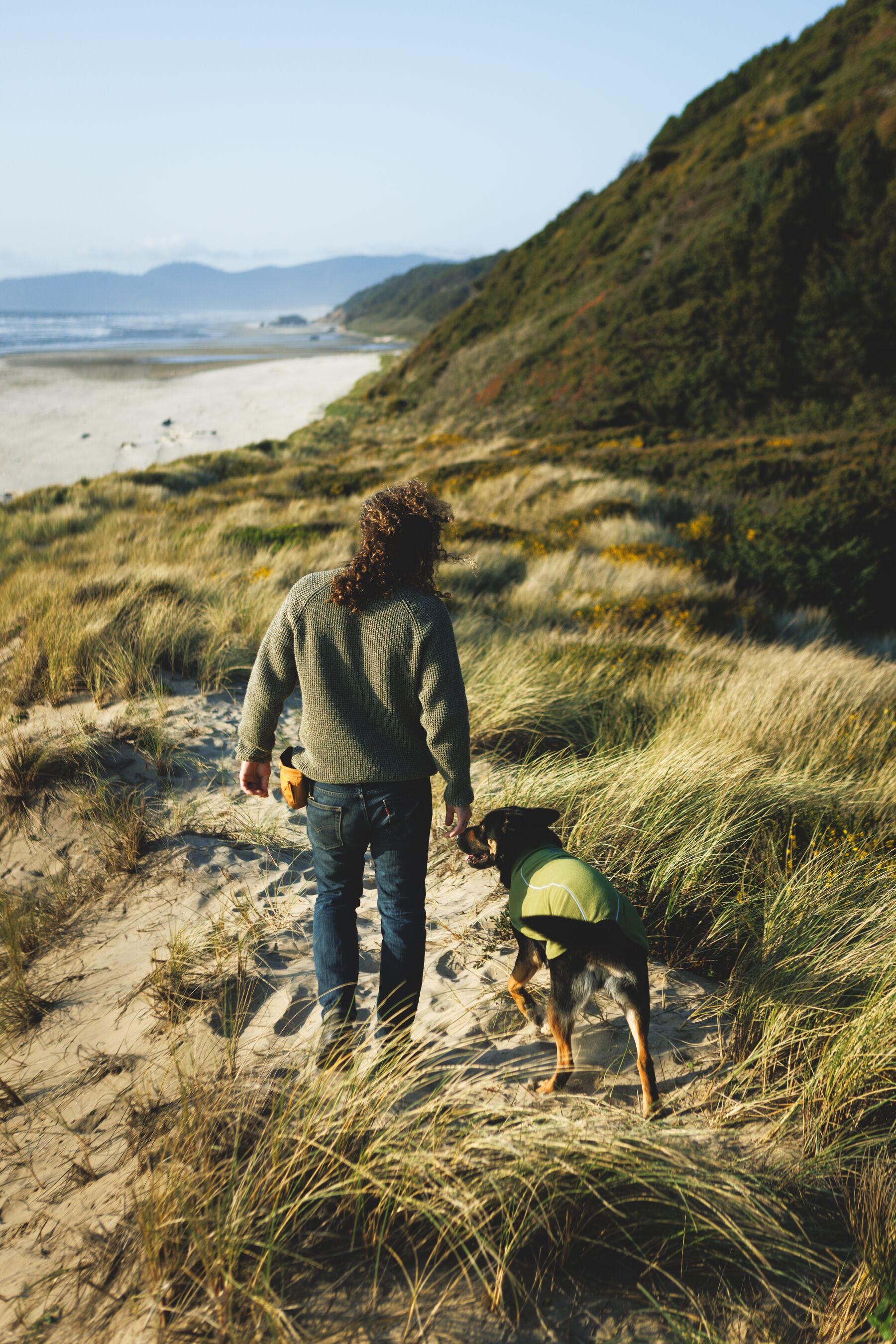 Climate Changer™ Suéter de Felpa Polar Tipo Chaleco para Perros - Gris Basalto (Basalt Gray) | Ruffwear
