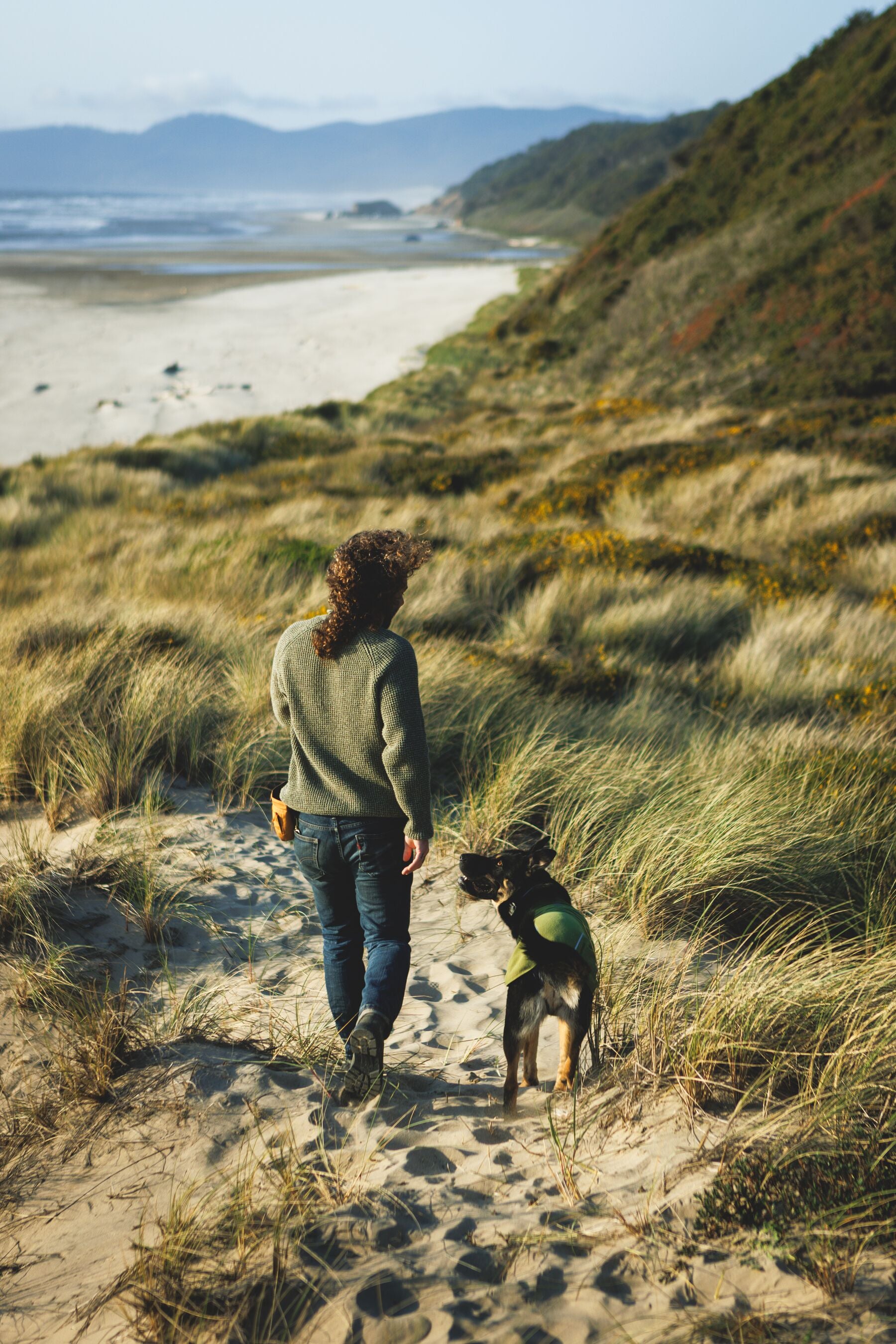 Climate Changer™ Suéter de Felpa Polar Tipo Chaleco para Perros - Gris Basalto (Basalt Gray) | Ruffwear