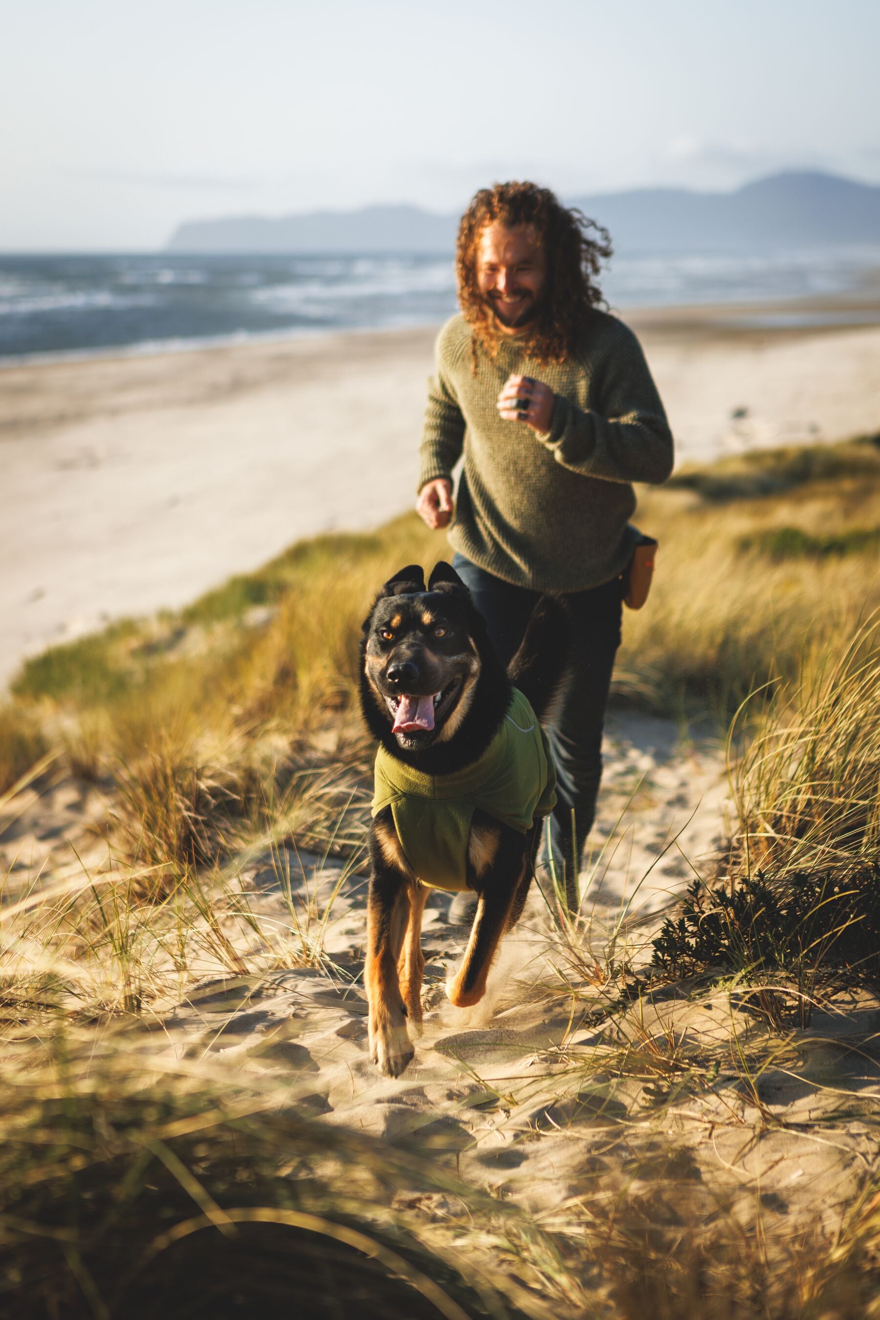 Climate Changer™ Suéter de Felpa Polar Tipo Chaleco para Perros - Gris Basalto (Basalt Gray) | Ruffwear