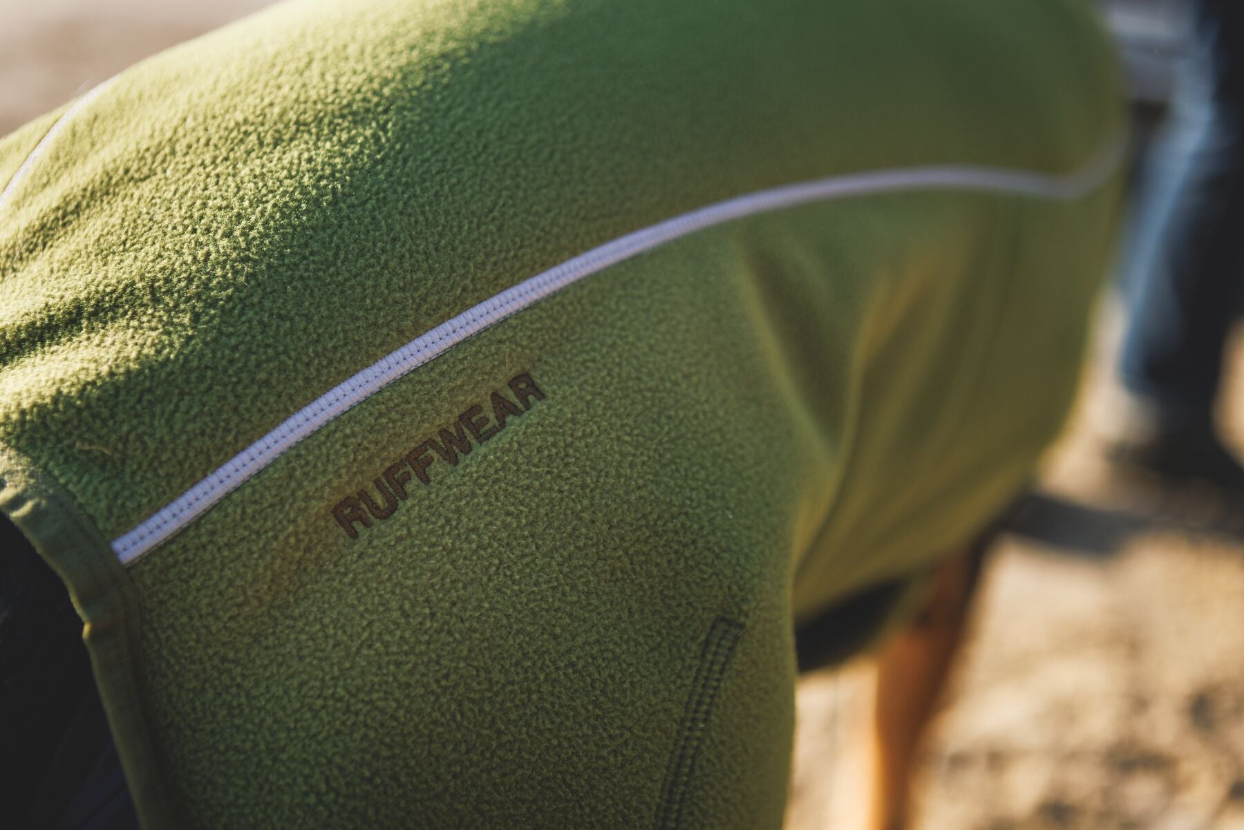 Climate Changer™ Suéter de Felpa Polar Tipo Chaleco para Perros - Verde Cedro (Cedar Green) | Ruffwear