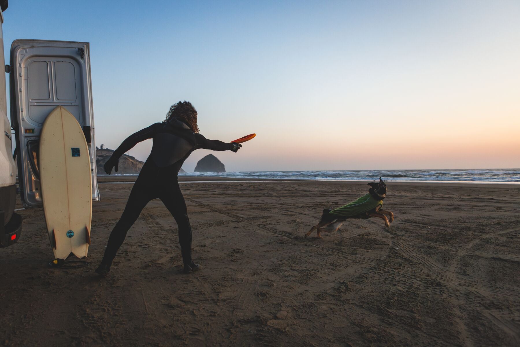 Climate Changer™ Suéter de Felpa Polar Tipo Chaleco para Perros - Gris Basalto (Basalt Gray) | Ruffwear