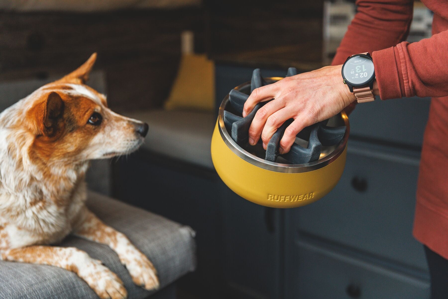 Basecamp™ Slow Feeder de Ruffwear - Inserto Para Que Coma Lento para Platos de Perros