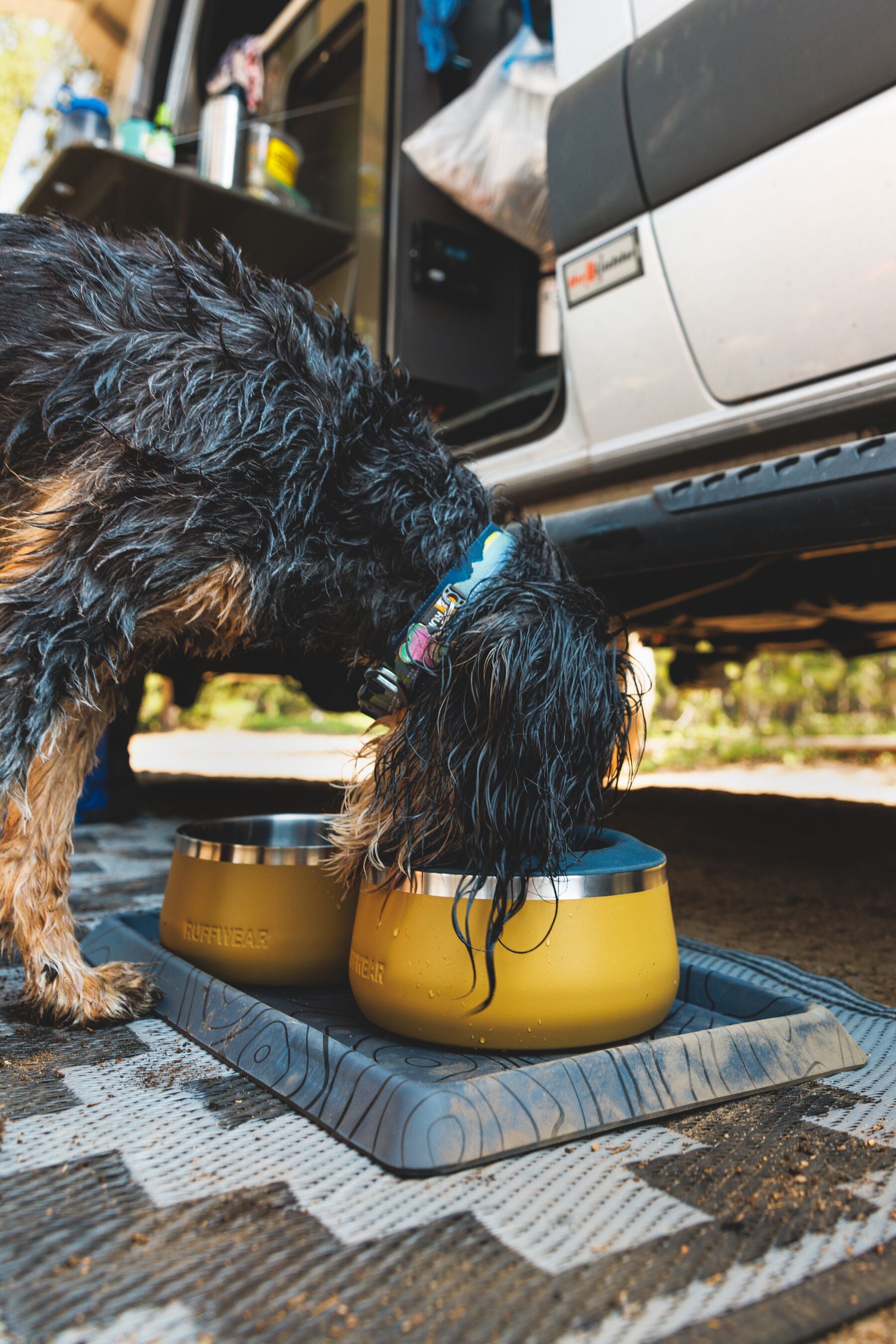 Basecamp™ Anti-Splash Ring de Ruffwear - Inserto Antisalpicaduras para Platos de Perros
