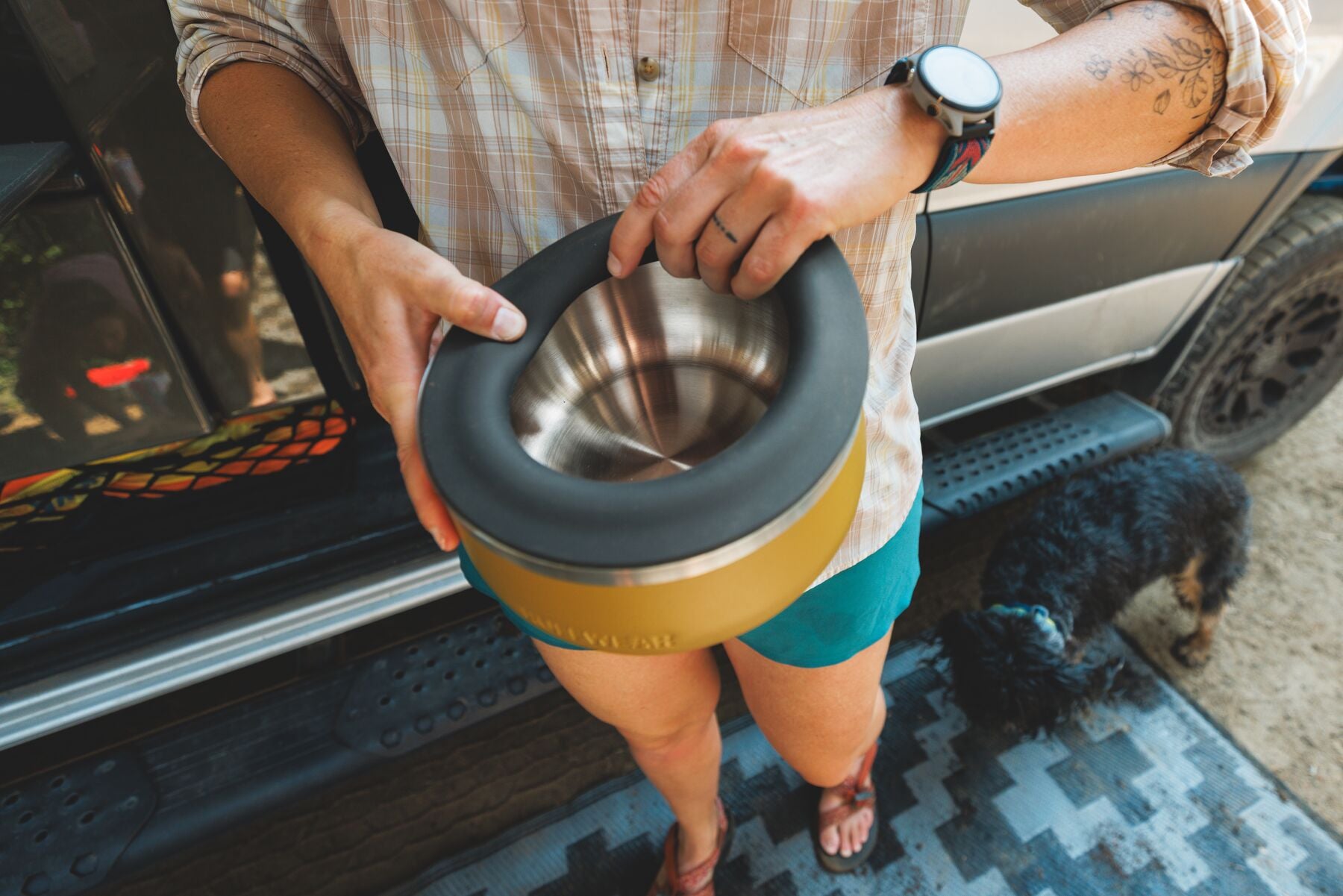 Basecamp™ Anti-Splash Ring de Ruffwear - Inserto Antisalpicaduras para Platos de Perros