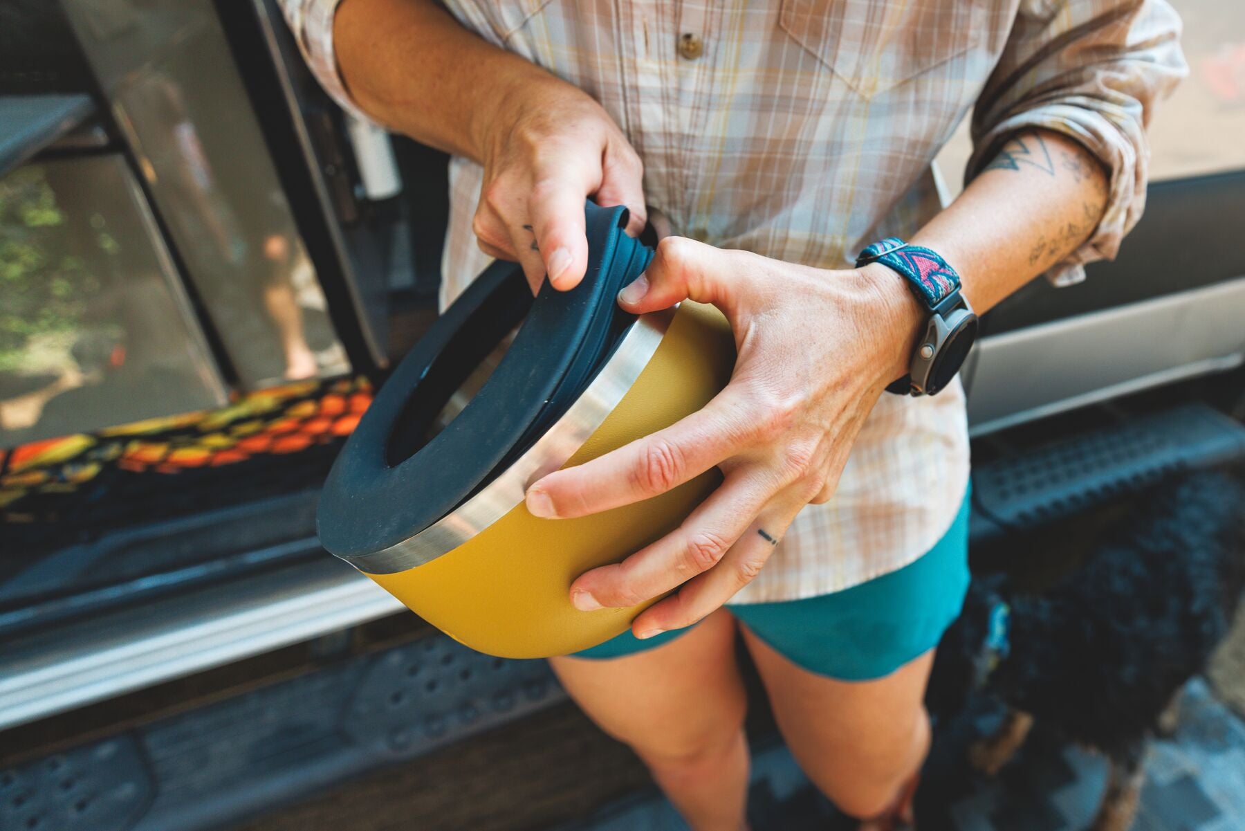 Basecamp™ Anti-Splash Ring de Ruffwear - Inserto Antisalpicaduras para Platos de Perros