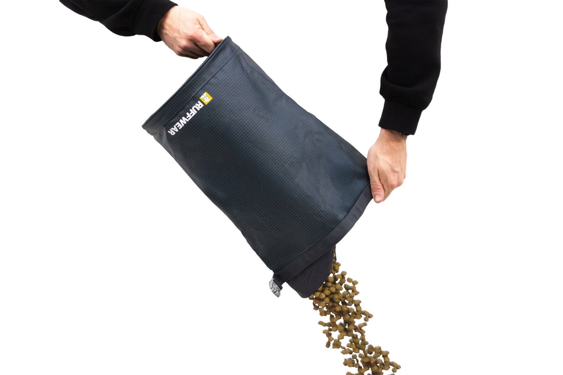 Kibble Kaddie™ Almacenador de Croquetas Portátil - Gris Basalto (Basalt Gray) | Ruffwear