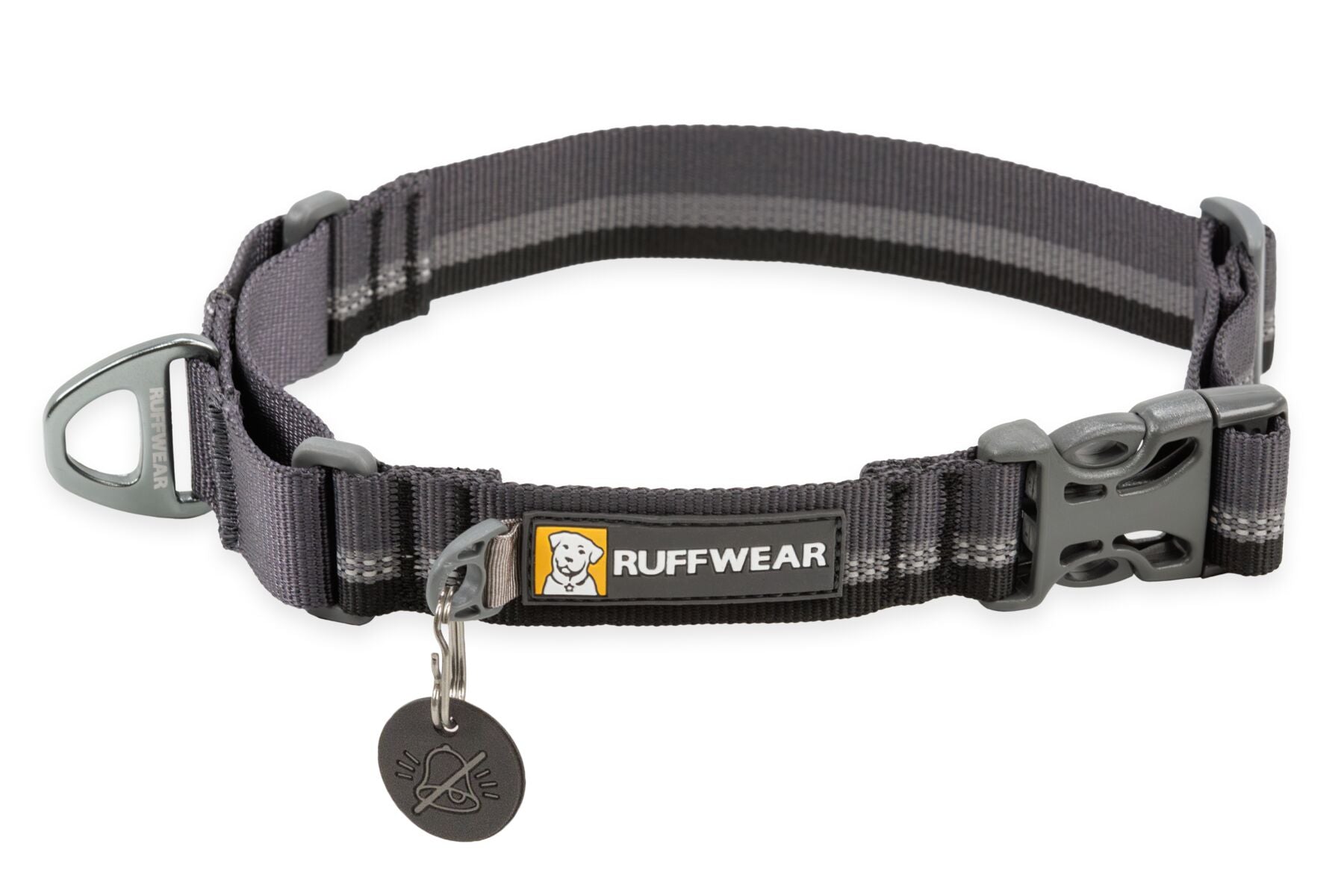 Collar para Perros Modelo WEB Reaction Gris (Basalt Gray) - Ruffwear
