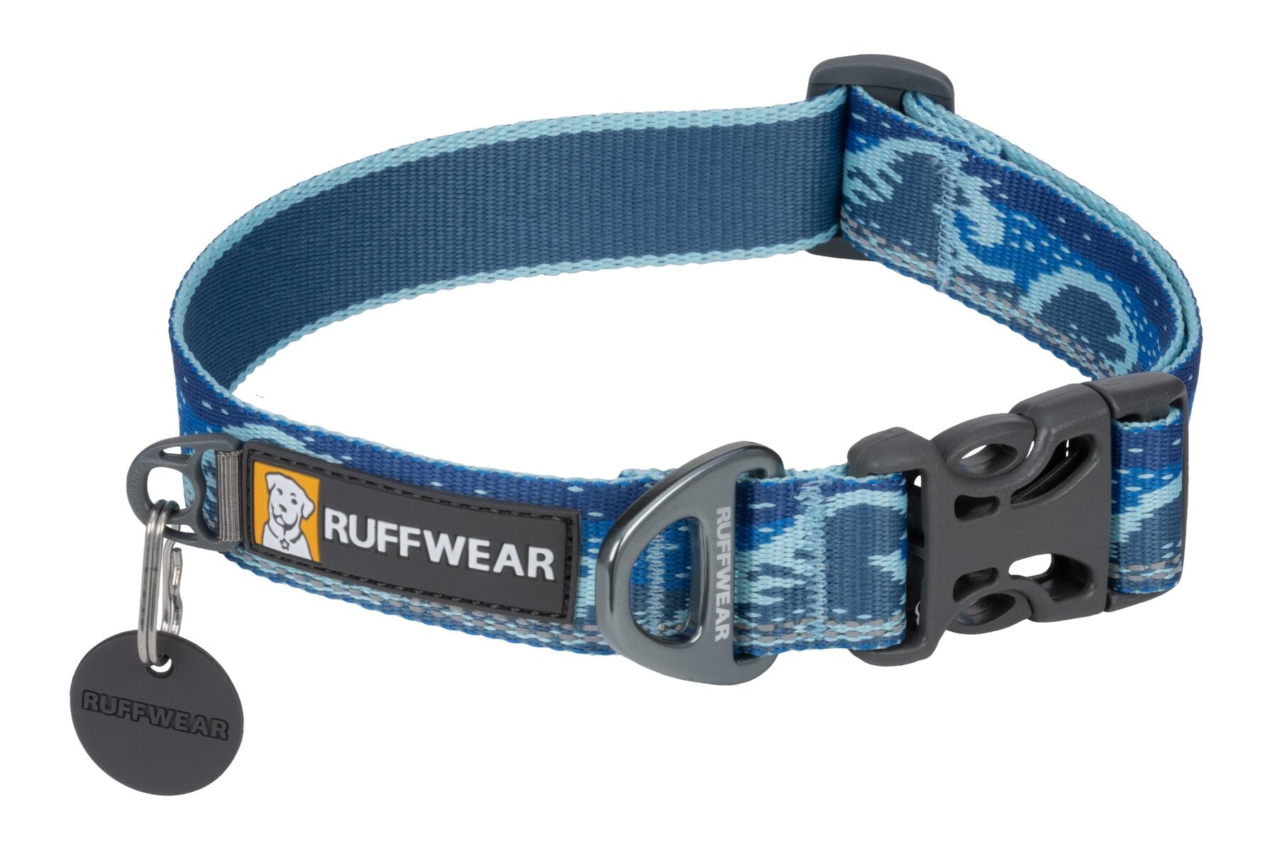 Collar para Perros Reflejante Modelo Crag Collar® Midnight Wave - Ruffwear