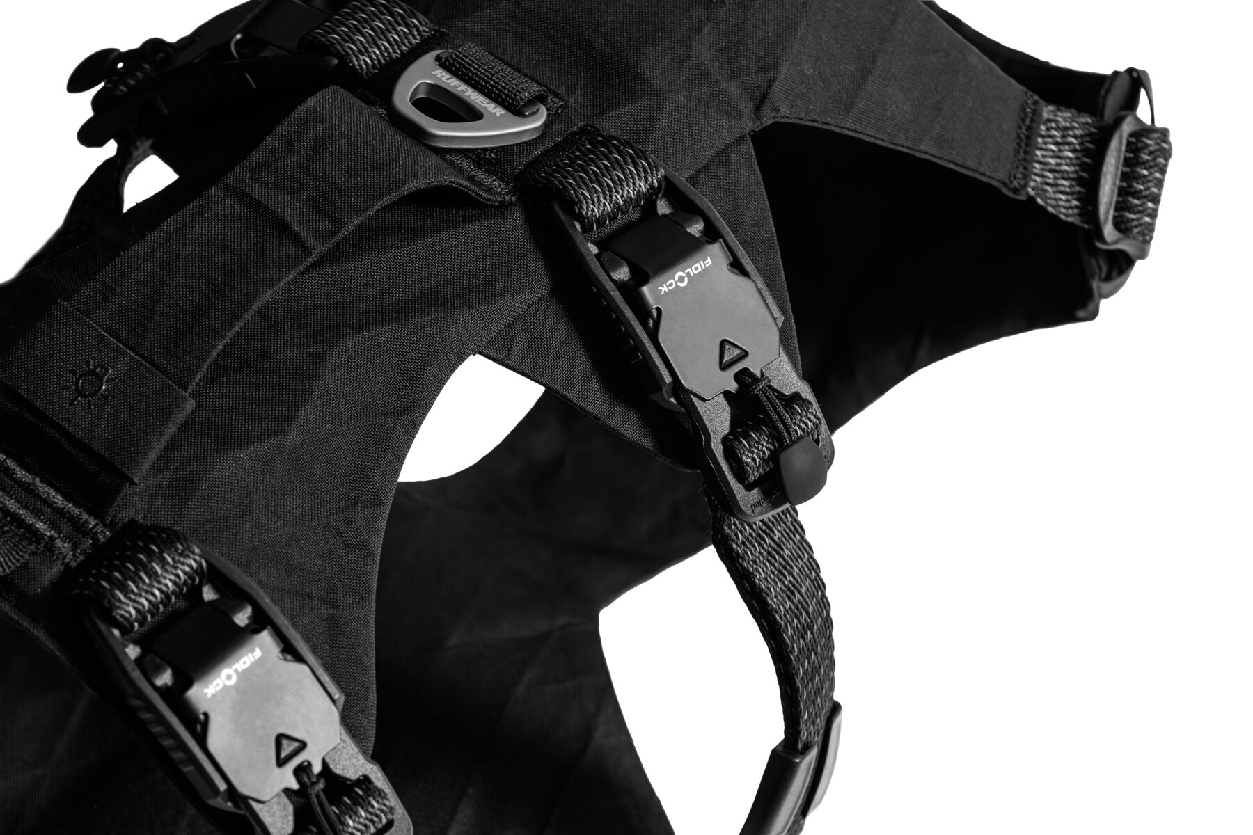 Pechera para Perro Ridgeline™ Harness en Negro Obsidiana (Obsidian Black) | Ruffwear