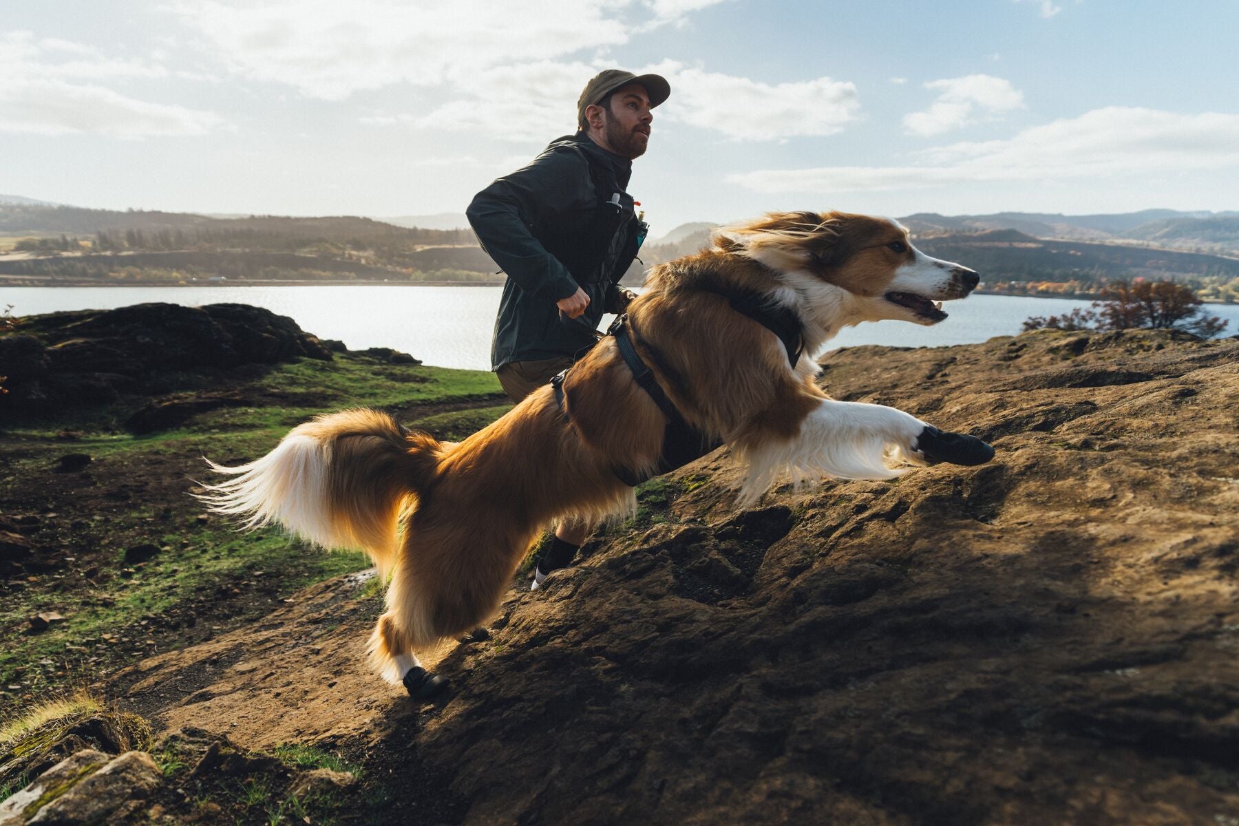 Botas para Perro Ridgeline™ Shoes en Negro Obsidiana (Obsidian Black) | Ruffwear
