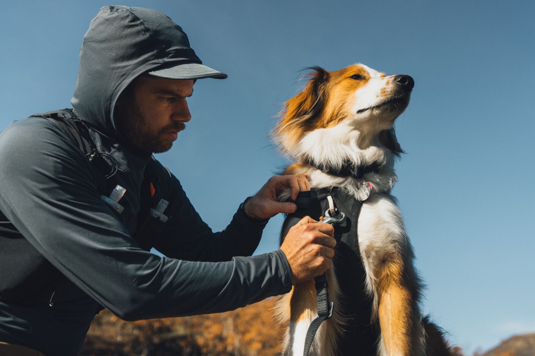 Correa para Perro Ridgeline™ Leash en Negro Obsidiana (Obsidian Black) | Ruffwear