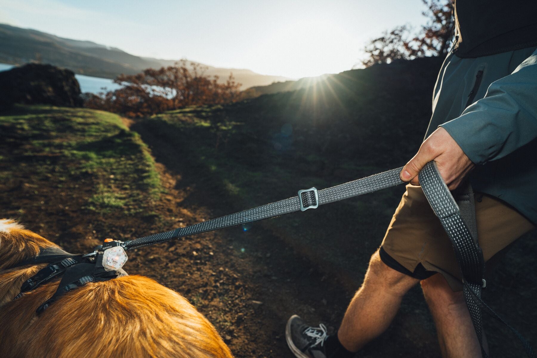 Correa para Perro Ridgeline™ Leash en Negro Obsidiana (Obsidian Black) | Ruffwear