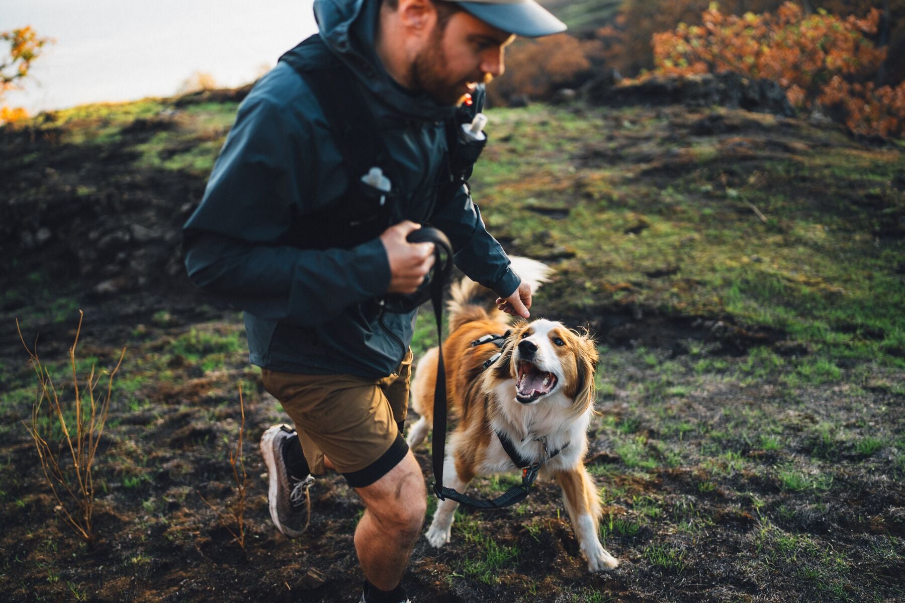 Correa para Perro Ridgeline™ Leash en Negro Obsidiana (Obsidian Black) | Ruffwear