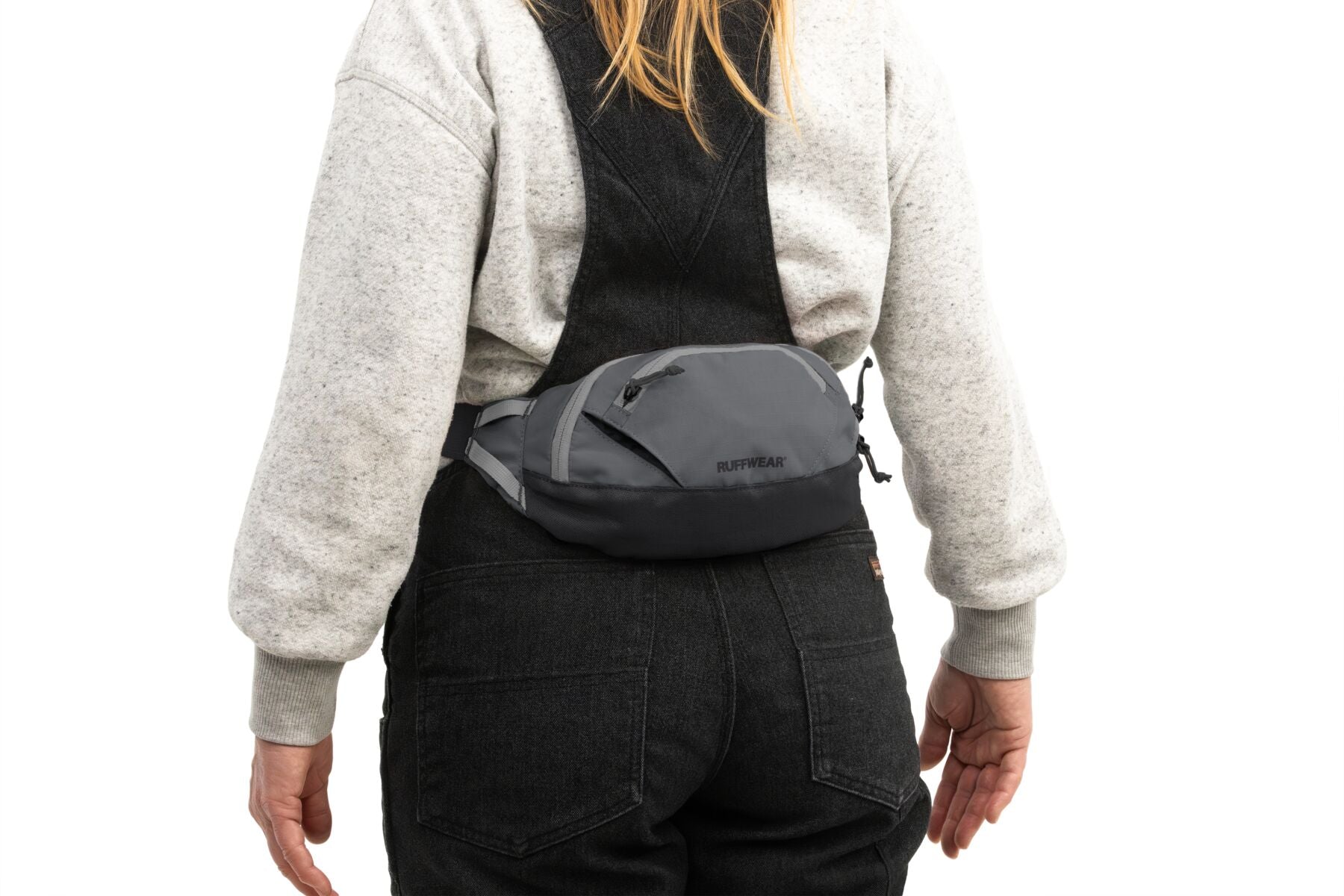 Home Trail® Hip Pack Gris Granito (Granite Gray) de Ruffwear - Cangurera para Humanos con Perros