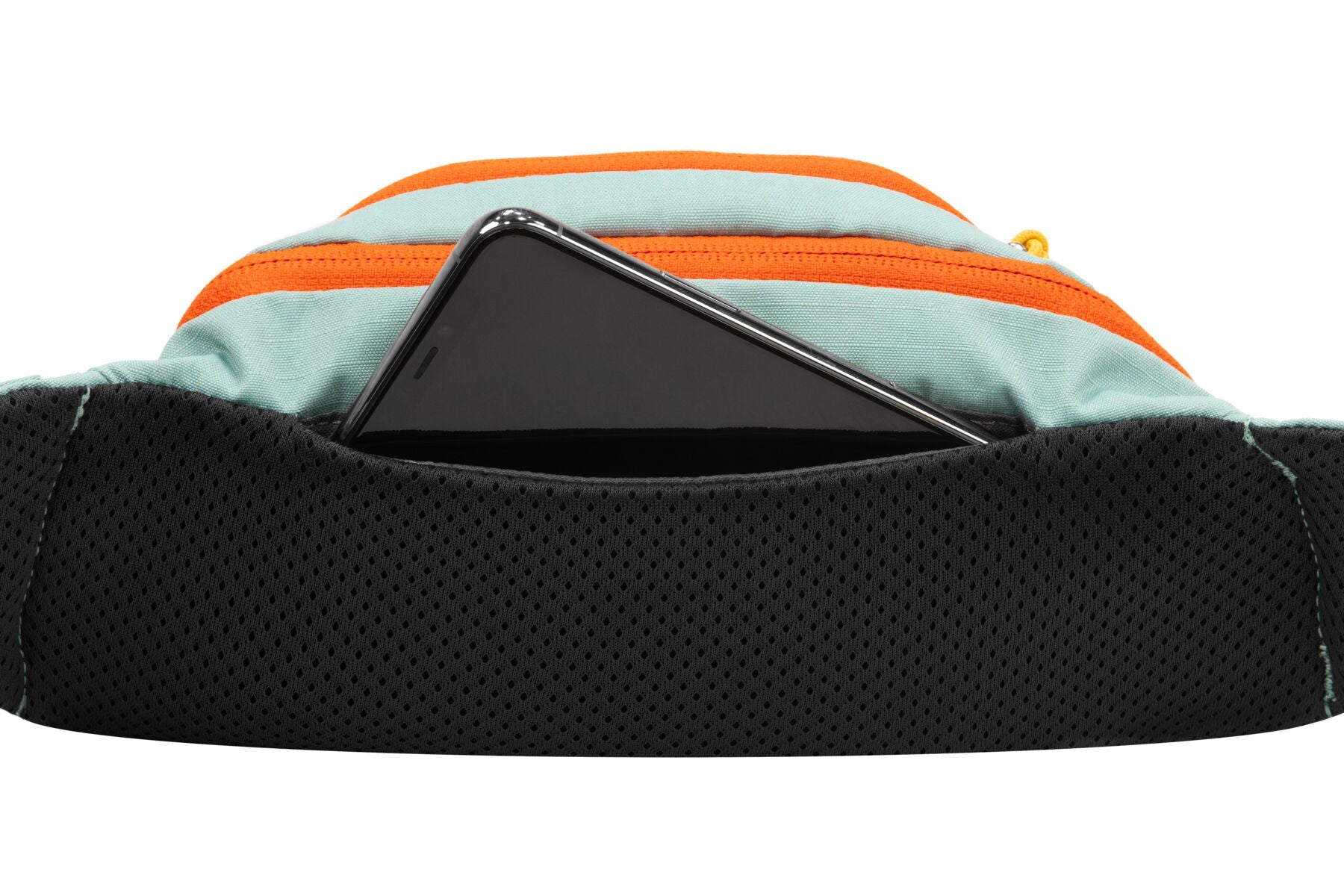 Home Trail® Hip Pack Verde Roca de Río (River Rock Green) de Ruffwear - Cangurera para Humanos con Perros