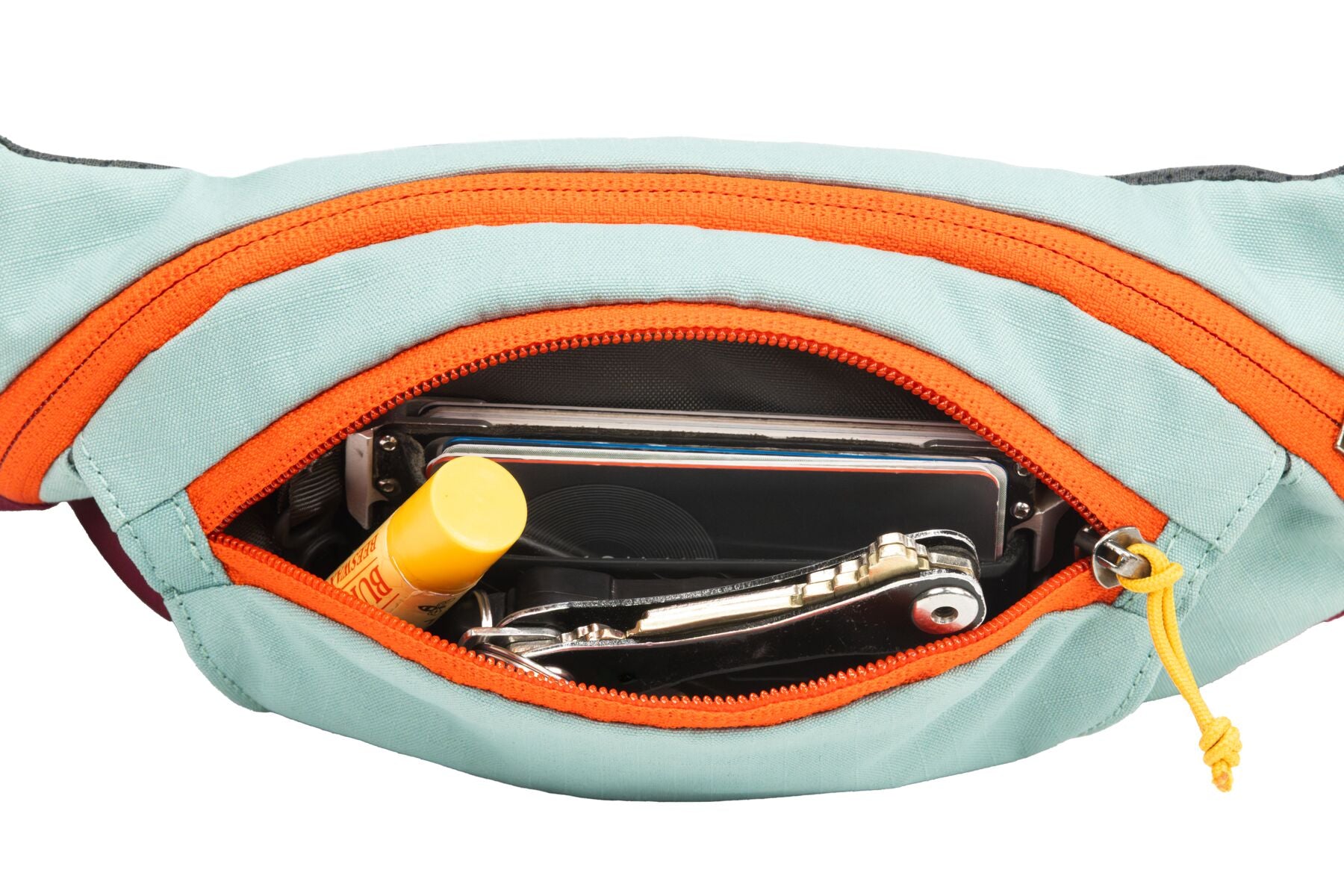 Home Trail® Hip Pack Verde Roca de Río (River Rock Green) de Ruffwear - Cangurera para Humanos con Perros