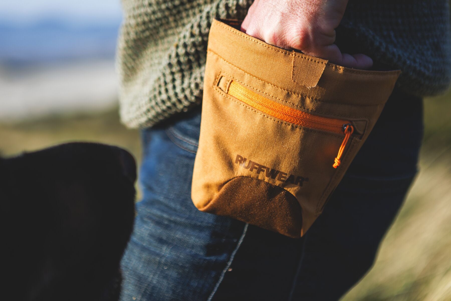 Bolsa para Premios Treat Trader® - Verde Río (River Rock Green) | Ruffwear