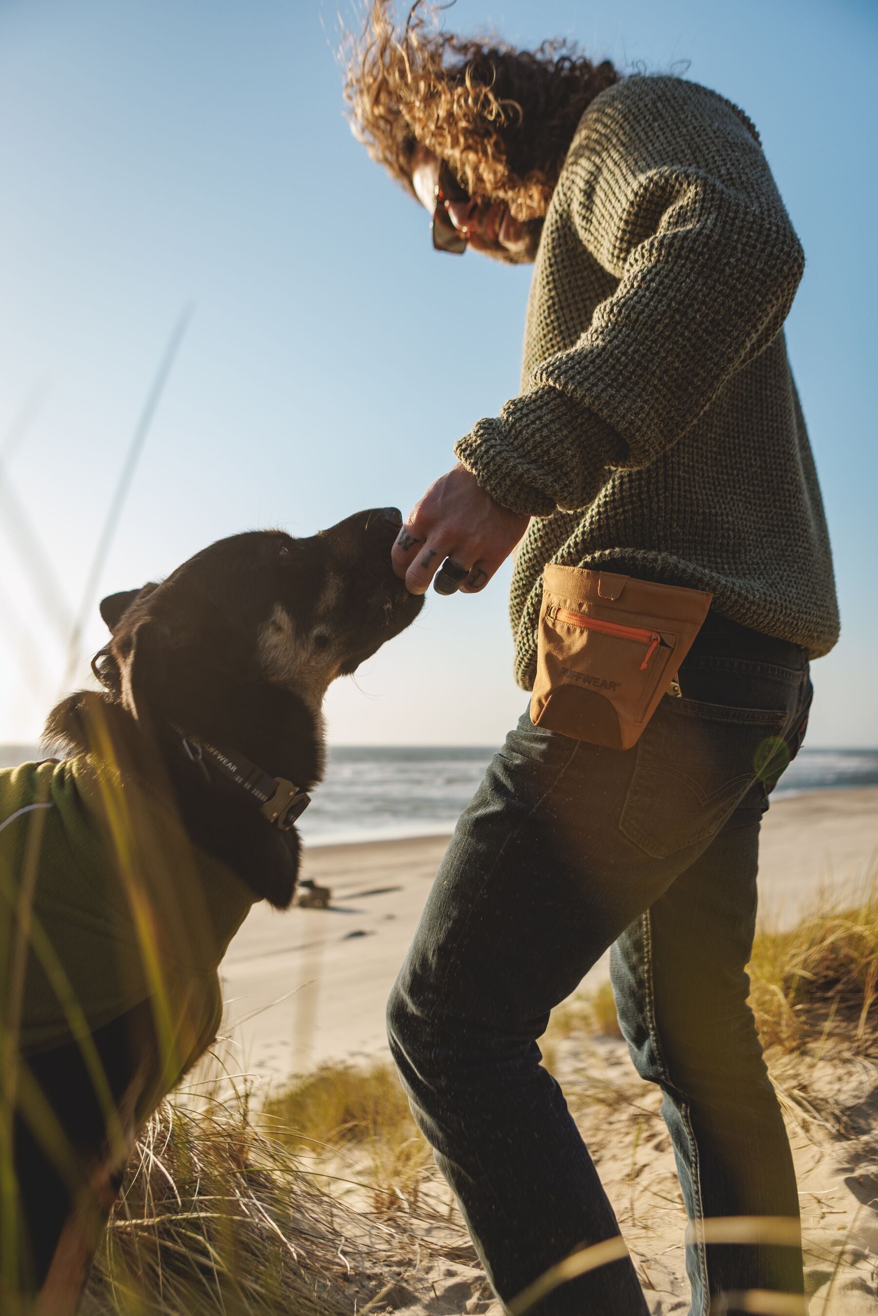 Bolsa para Premios Treat Trader® - Verde Río (River Rock Green) | Ruffwear