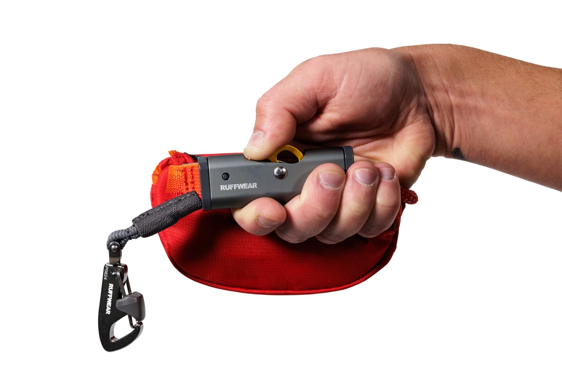 Hitch Hiker® Correa Larga Ajustable en Rojo Grosella (Red Currant) con Sistema de Bloqueo y Manos Libres - Ruffwear