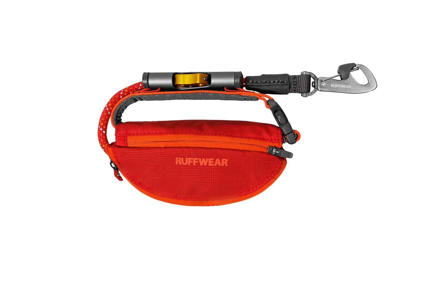 Hitch Hiker® Correa Larga Ajustable en Rojo Grosella (Red Currant) con Sistema de Bloqueo y Manos Libres - Ruffwear