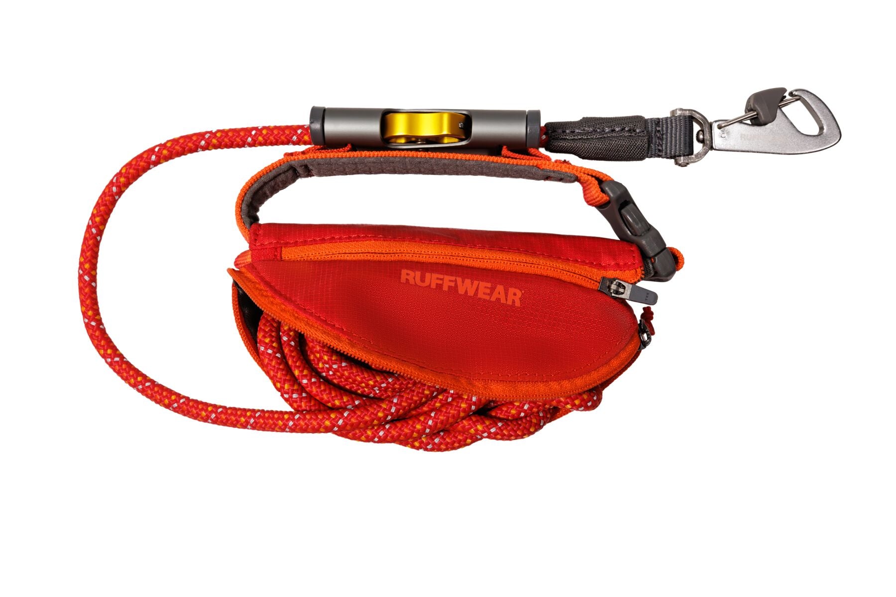 Hitch Hiker® Correa Larga Ajustable en Rojo Grosella (Red Currant) con Sistema de Bloqueo y Manos Libres - Ruffwear