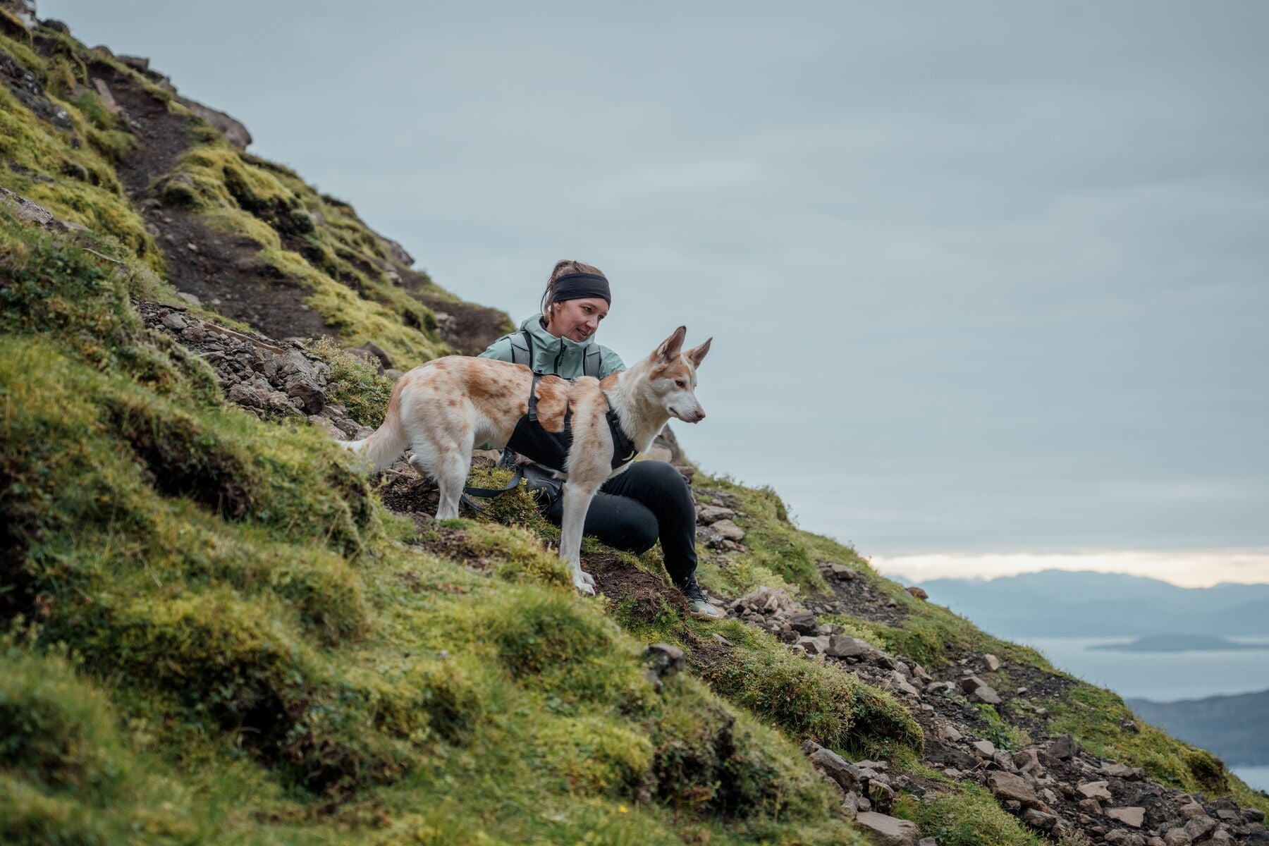 Correa para Perro Ridgeline™ Leash en Negro Obsidiana (Obsidian Black) | Ruffwear