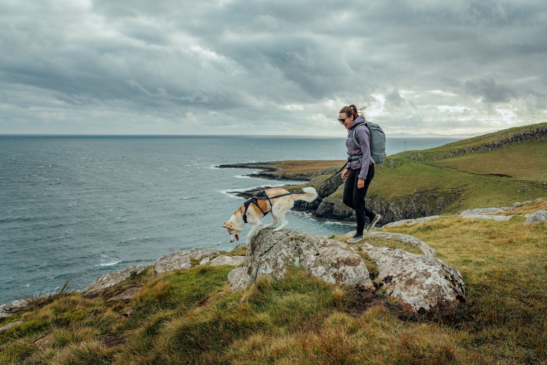 Correa para Perro Ridgeline™ Leash en Negro Obsidiana (Obsidian Black) | Ruffwear