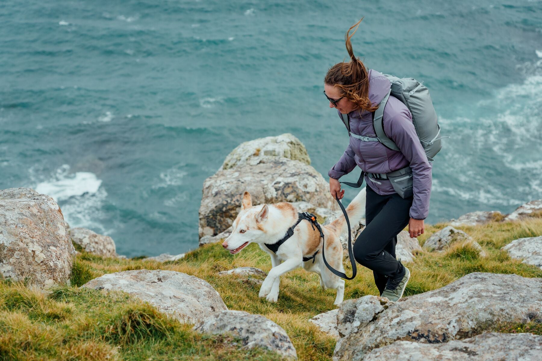 Correa para Perro Ridgeline™ Leash en Negro Obsidiana (Obsidian Black) | Ruffwear