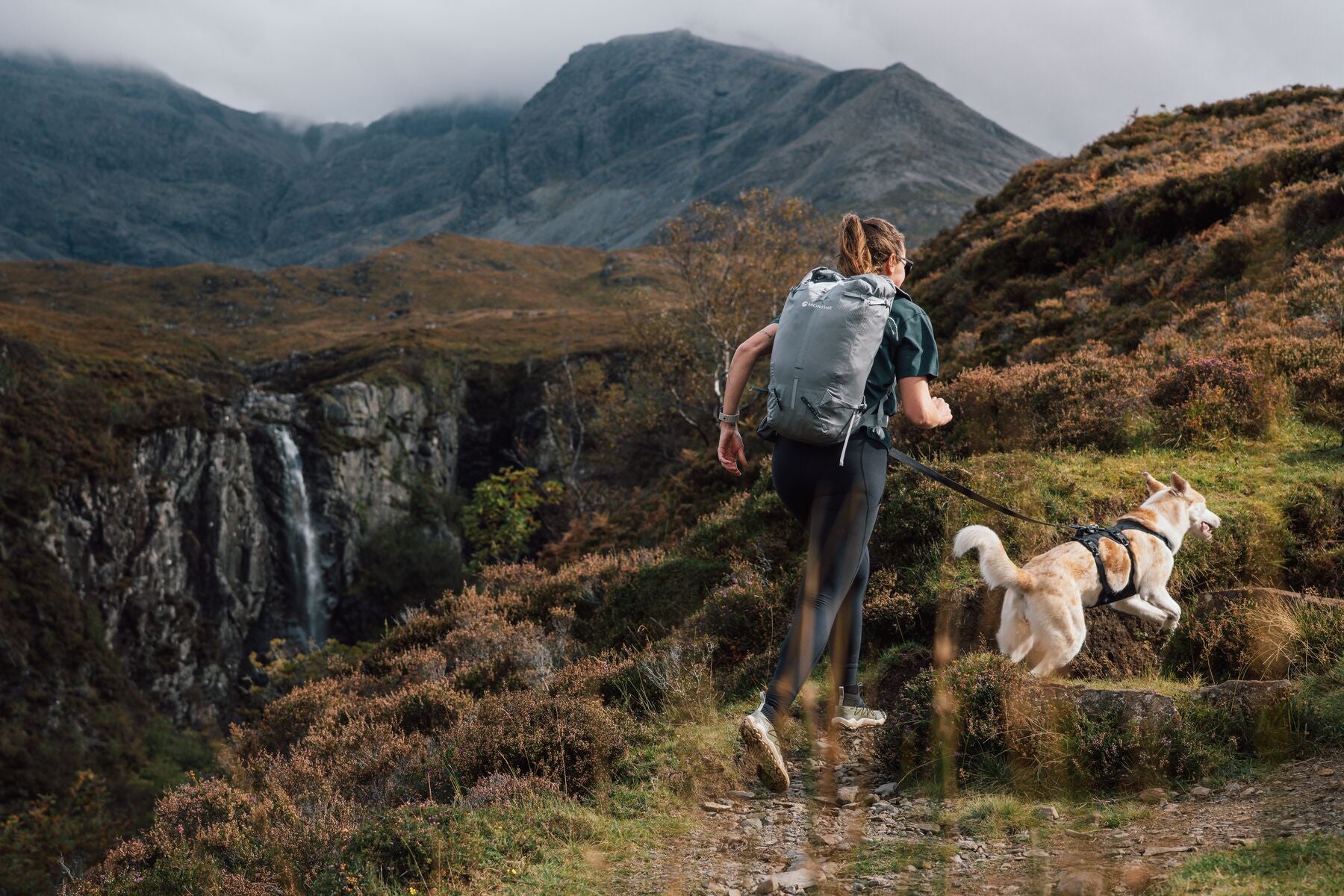 Correa para Perro Ridgeline™ Leash en Negro Obsidiana (Obsidian Black) | Ruffwear