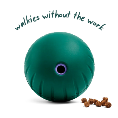 Walkabout de Woof - slow feeder rodante y juguete dispensador de premios para perros