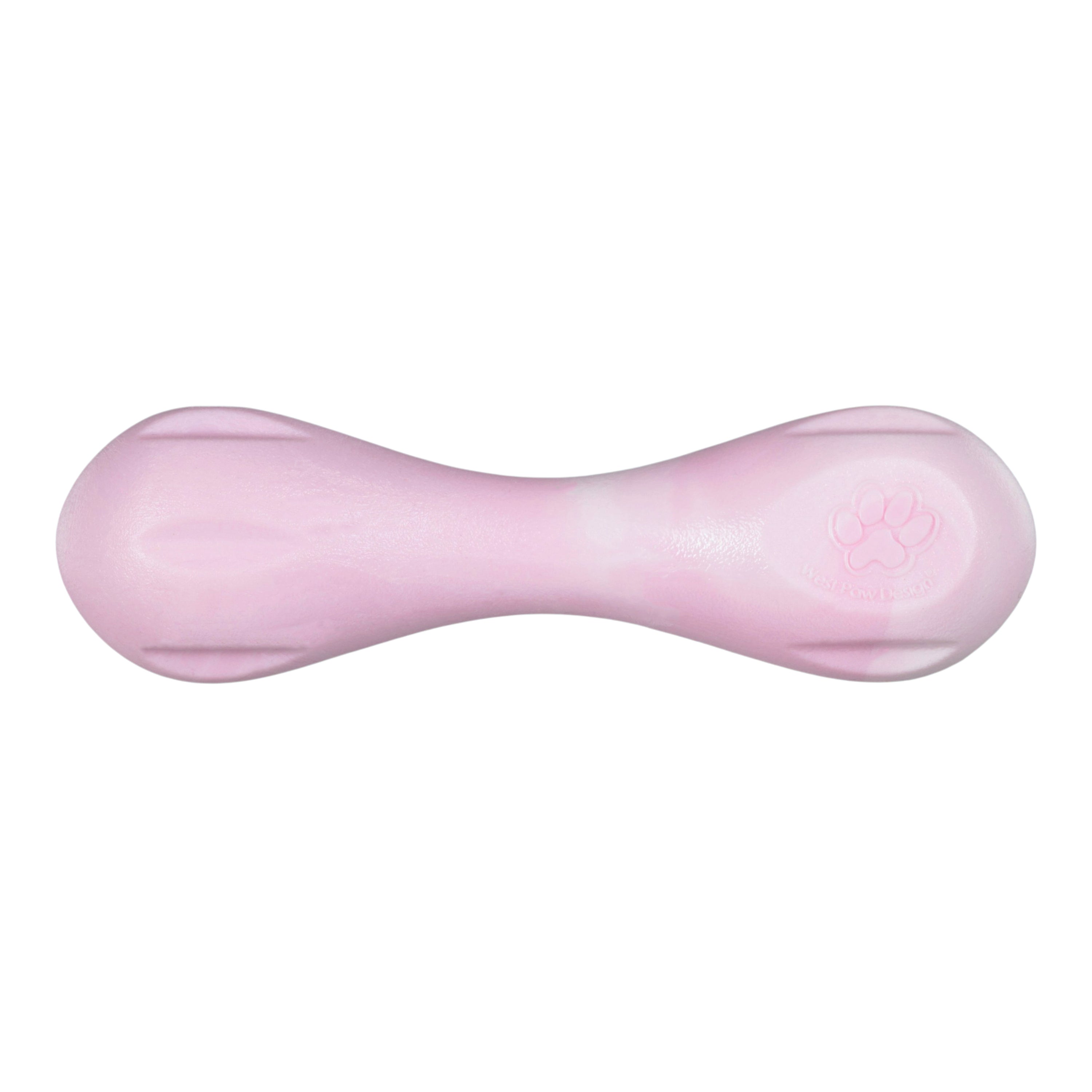HURLEY de West Paw® color Rosa Chicle Jaspeado (Bubblegum Swirl) Línea Puppy – Hueso de Juguete para Cachorros