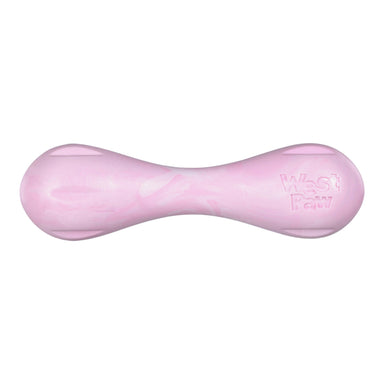 HURLEY de West Paw® color Rosa Chicle Jaspeado (Bubblegum Swirl) Línea Puppy – Hueso de Juguete para Cachorros