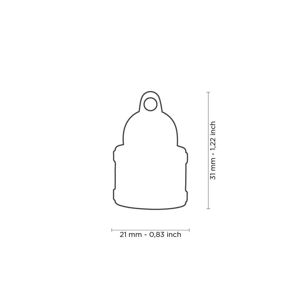 Placa ID Charms Mediana en Forma de Candado para Perros | MyFamily