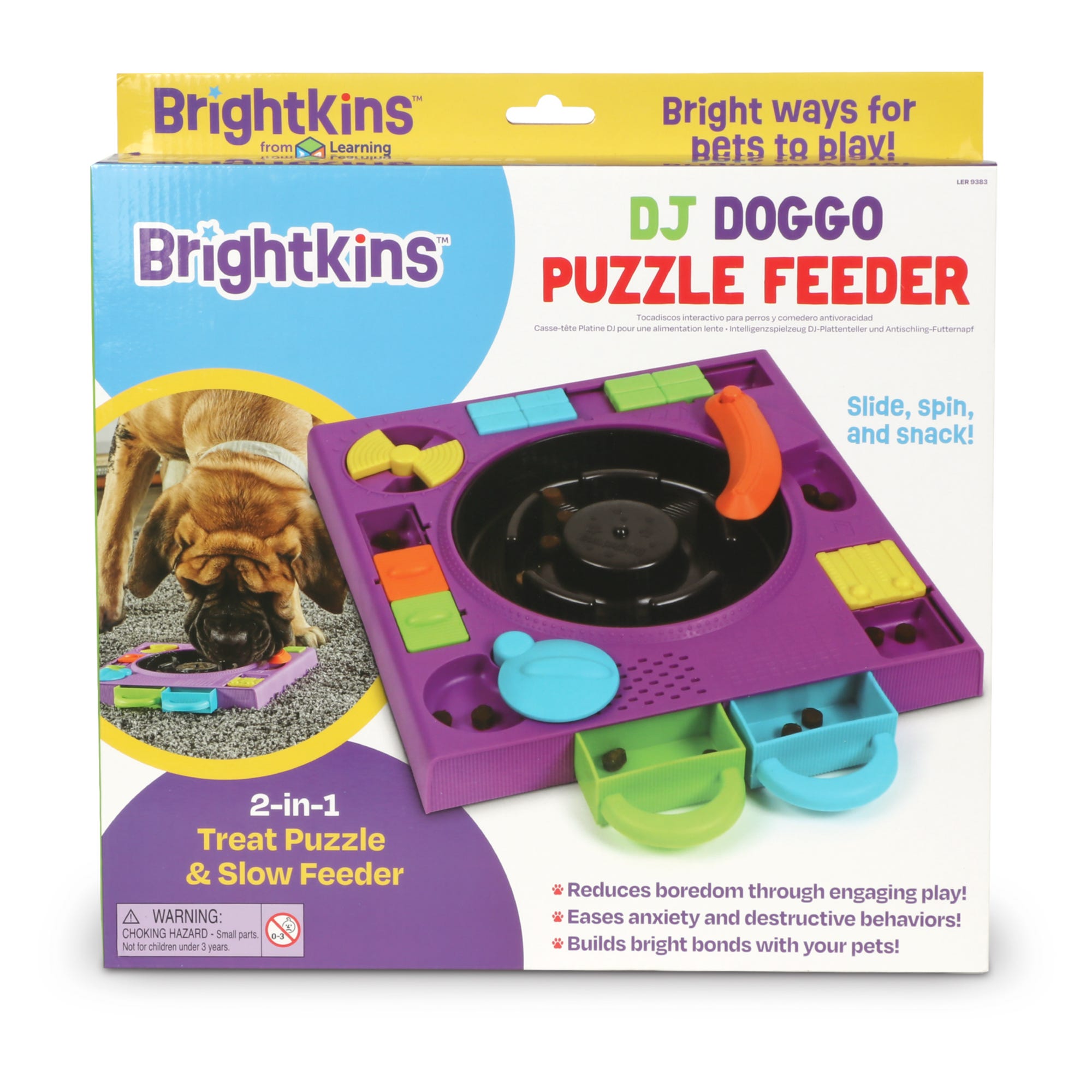 Comedero Rompecabezas DJ Doggo para Perros | Brightkins