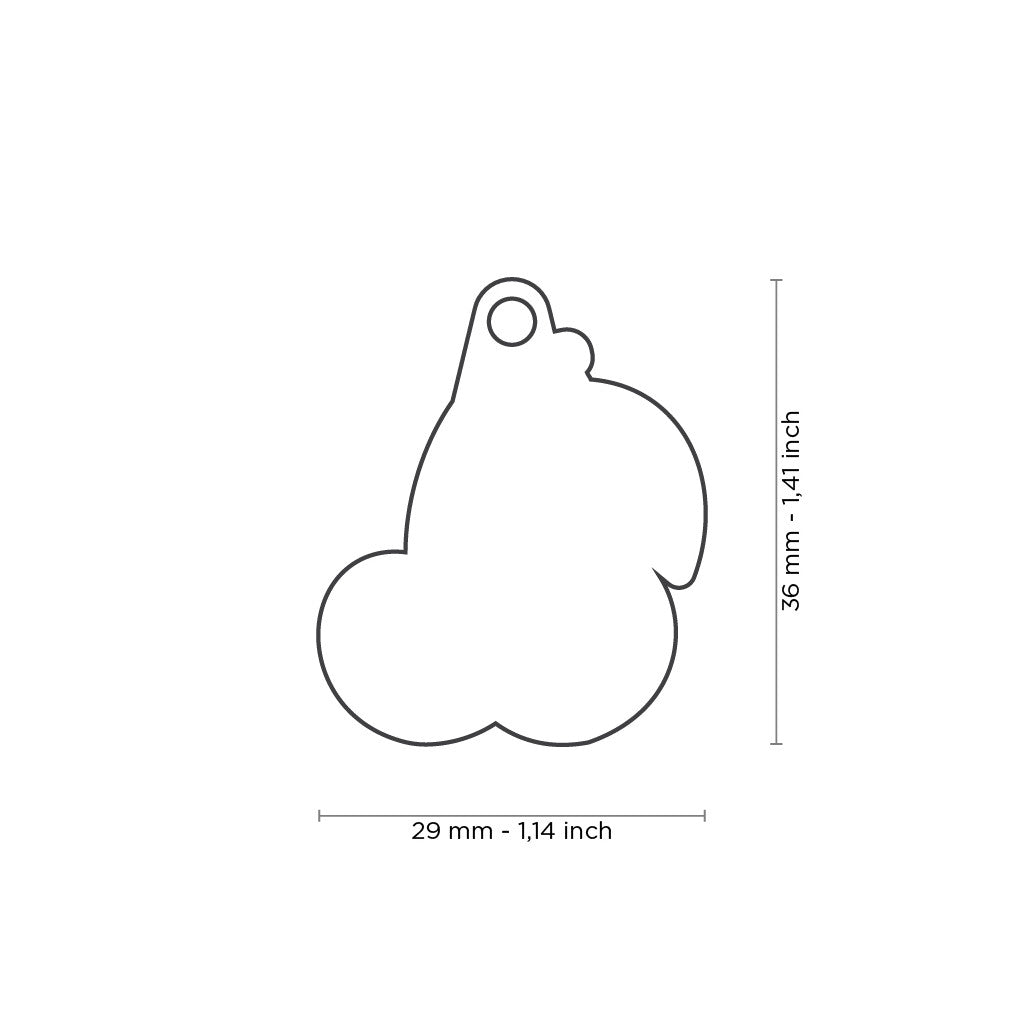 Placa ID Charms en Forma de Cerezas para Perros y Gatos | MyFamily 🍒