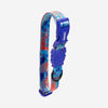Collar para Perros Error #404 - Colección Glitch - Azul con Rojo (Glitch Blue/Red) | Zee.Dog