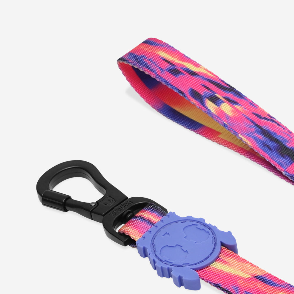 Correa para Perros Error #500 - Colección Glitch - Morado con Rosa (Glitch Purple/Pink) | Zee.Dog
