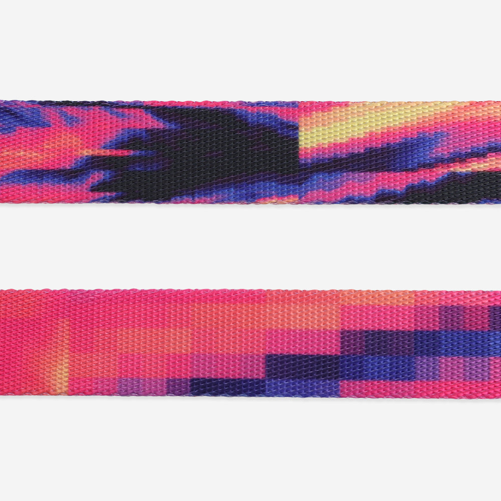 Correa para Perros Error #500 - Colección Glitch - Morado con Rosa (Glitch Purple/Pink) | Zee.Dog