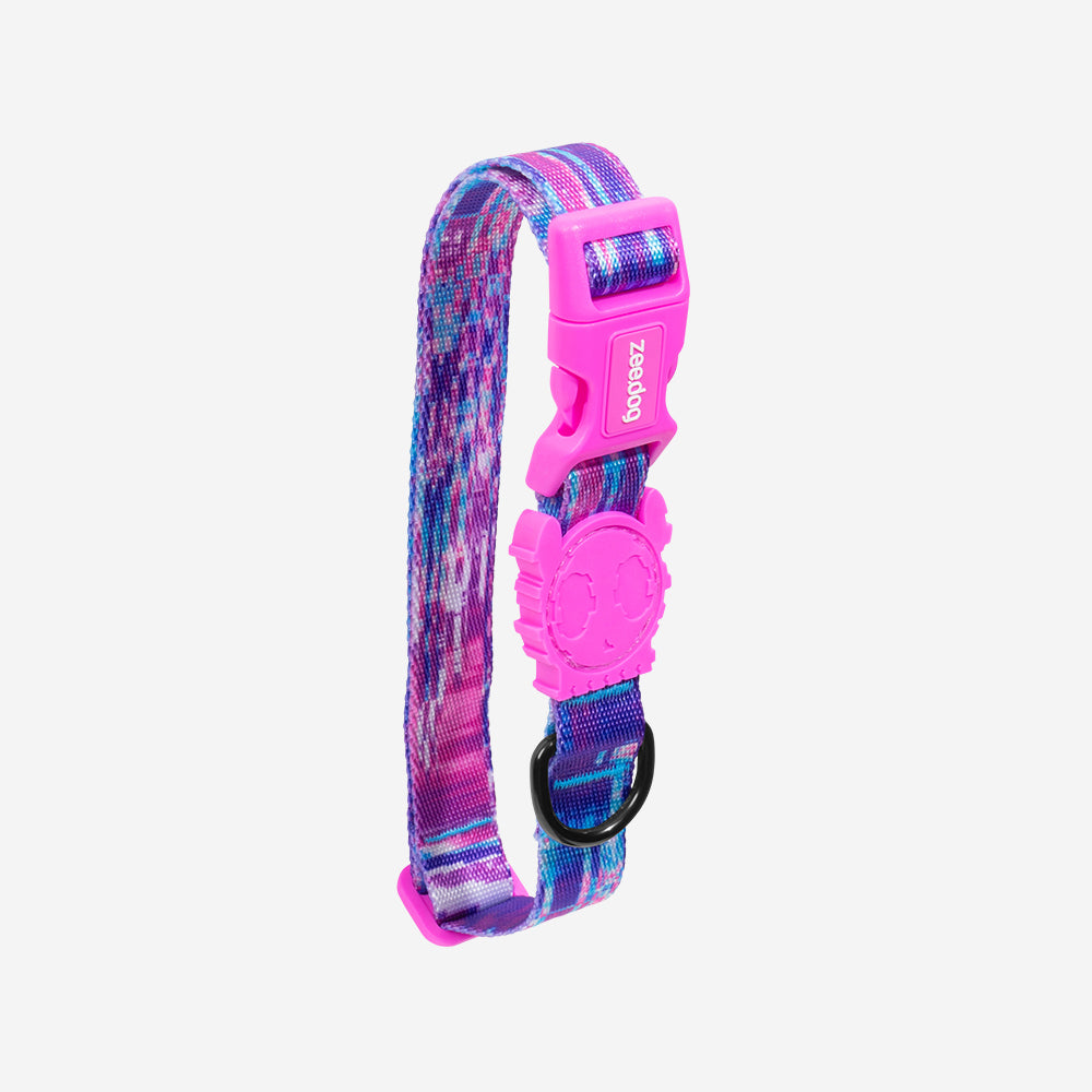 Collar para Perros Error #502 - Colección Glitch - Rosa con Azul (Glitch Pink/Blue) | Zee.Dog