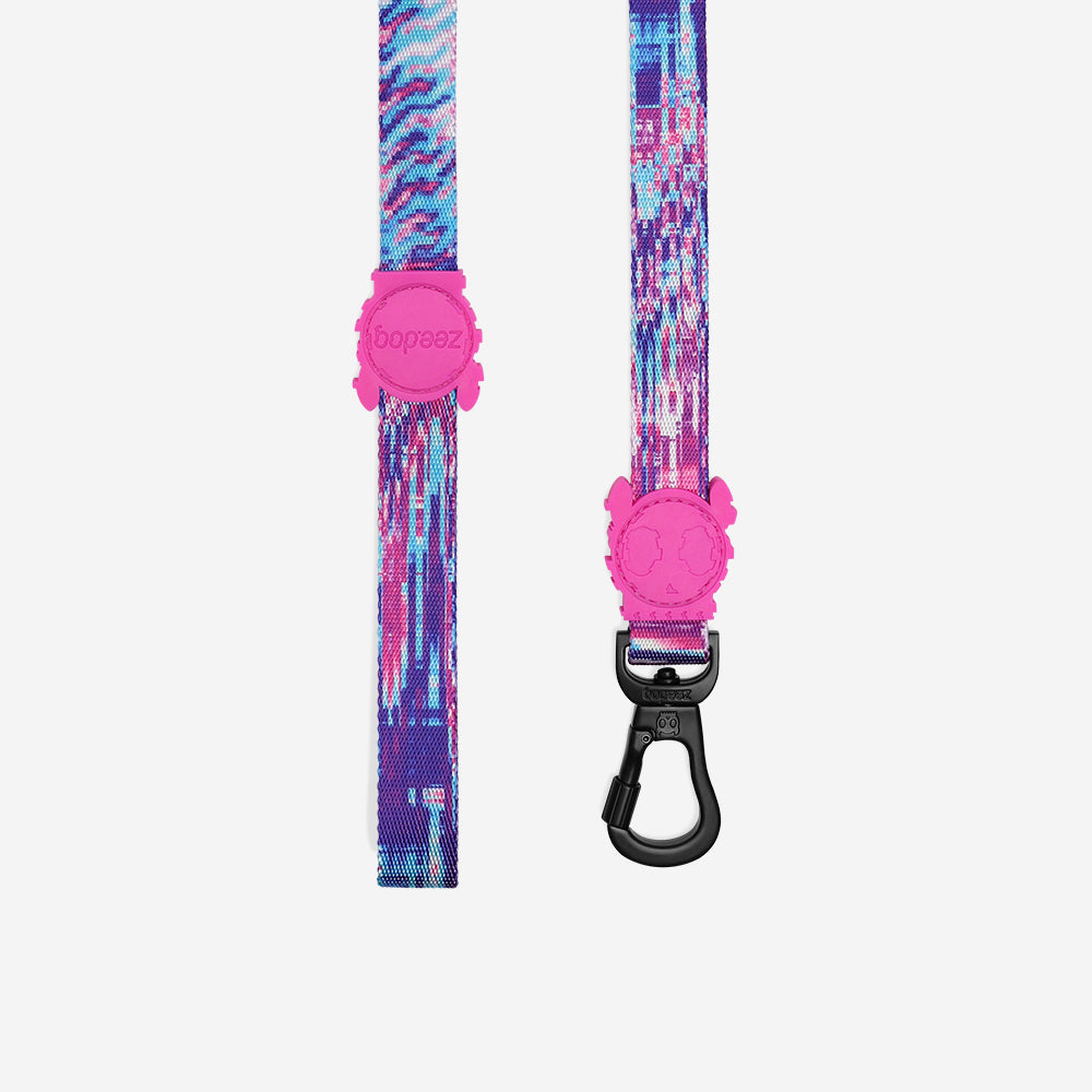 Correa para Perros Error #502 - Colección Glitch - Rosa con Azul | Zee.Dog
