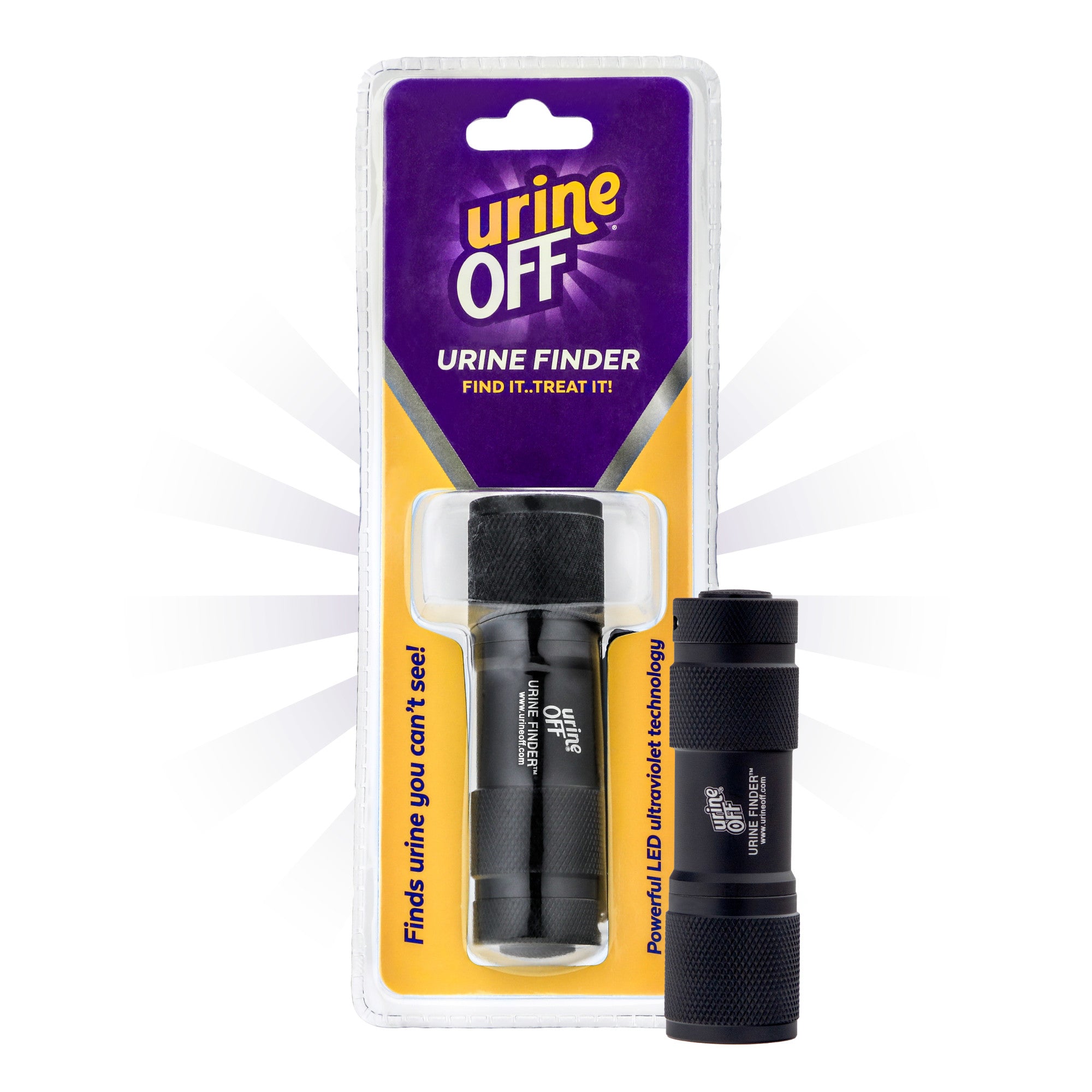 Linterna Detectora de Orina LED Ultravioleta Urine Finder™ | Urine Off
