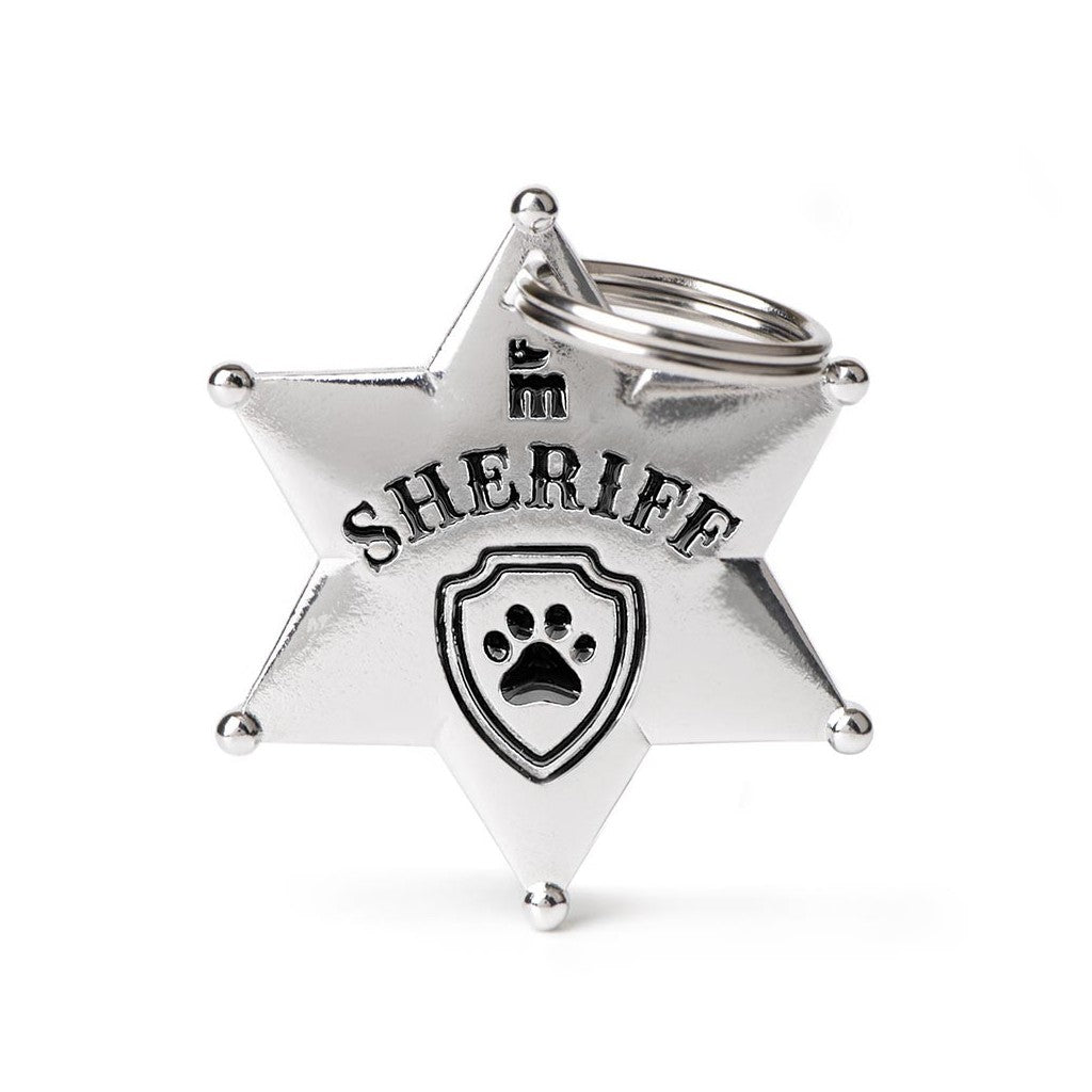 Placa ID Bronx Estrella de Sheriff para Perros