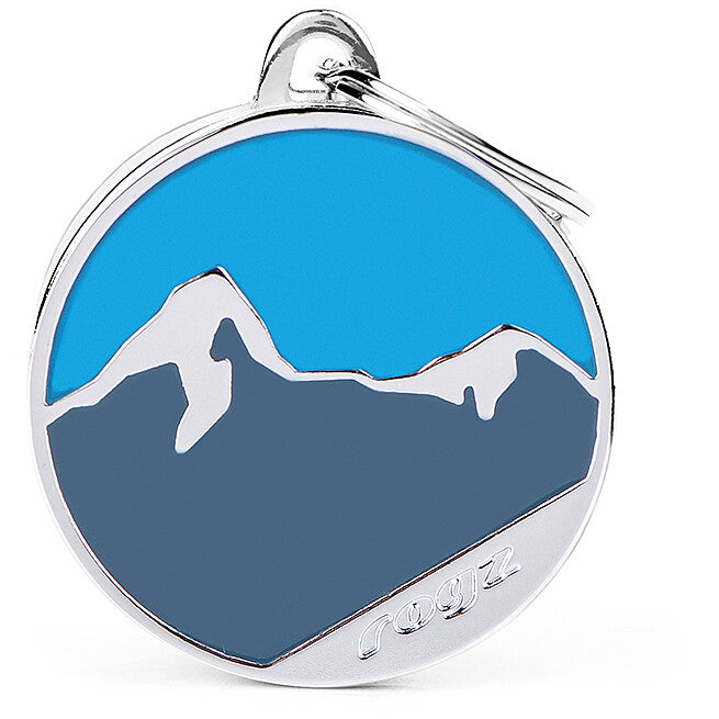 Placa ID Charms Montaña con Cielo Azul - ROGZ | KONG x MyFamily
