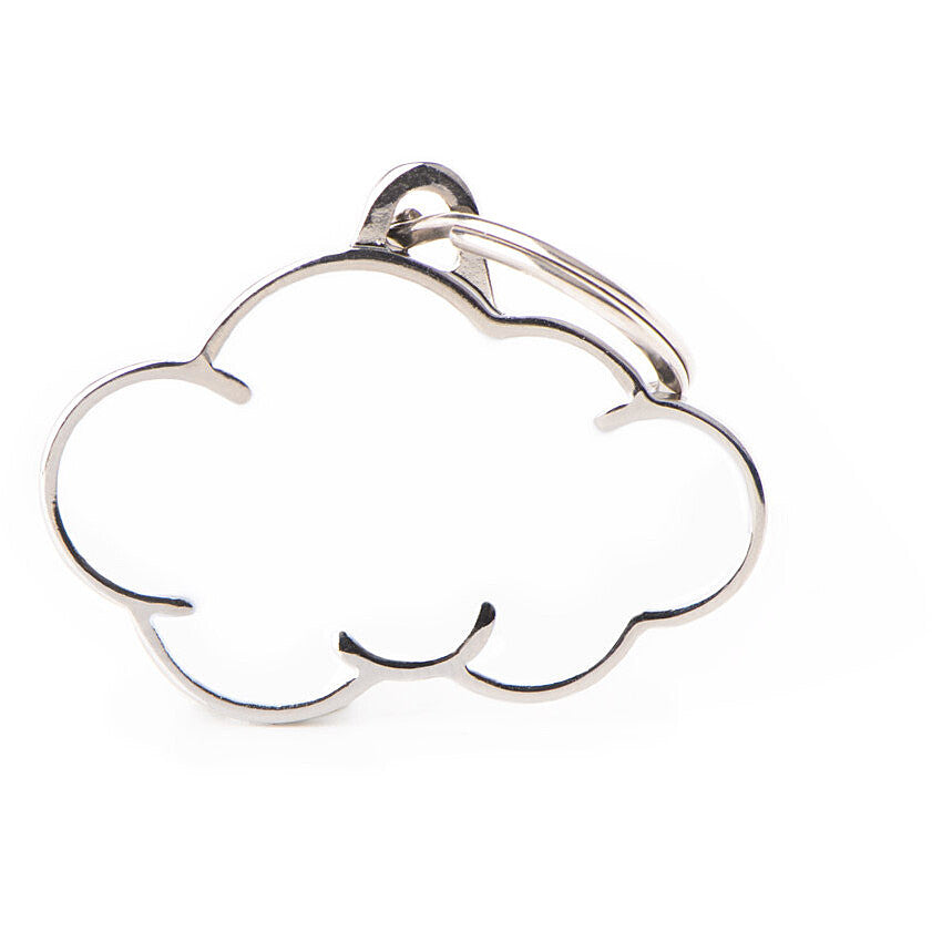Placa ID Charms en Forma de Nube para Perros y Gatos | MyFamily ☁️